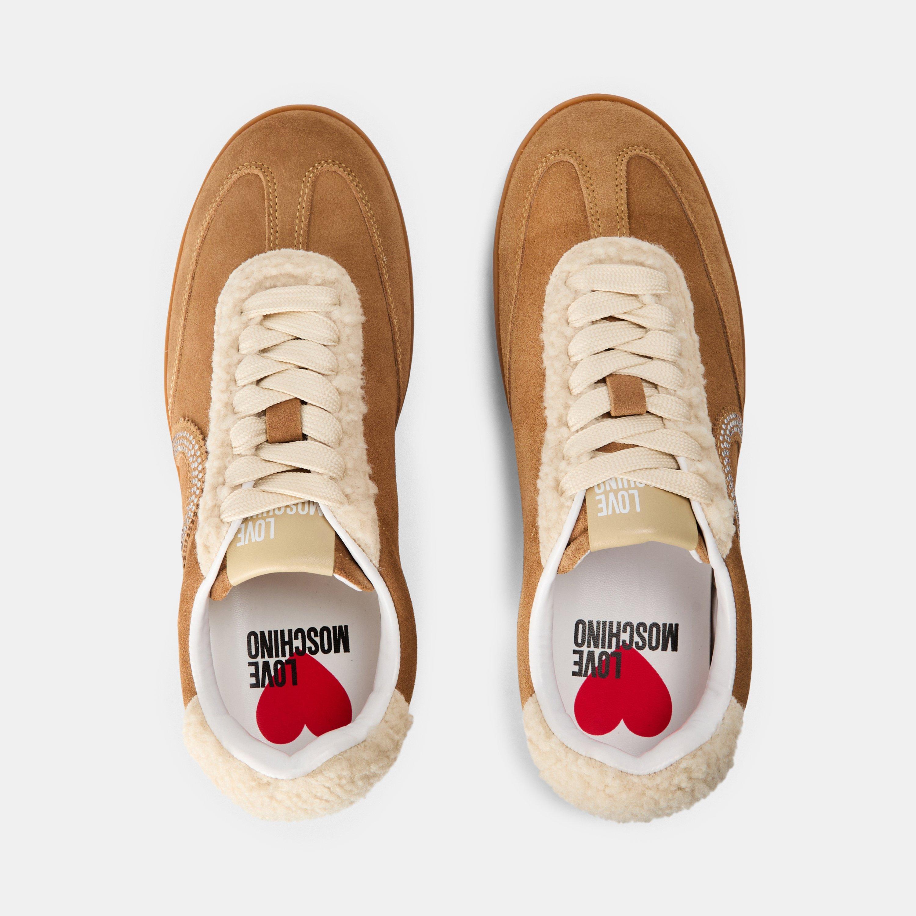 Beige/Natural - Love Moschino - Women's LM Cloud Low-Top Trainers - 4