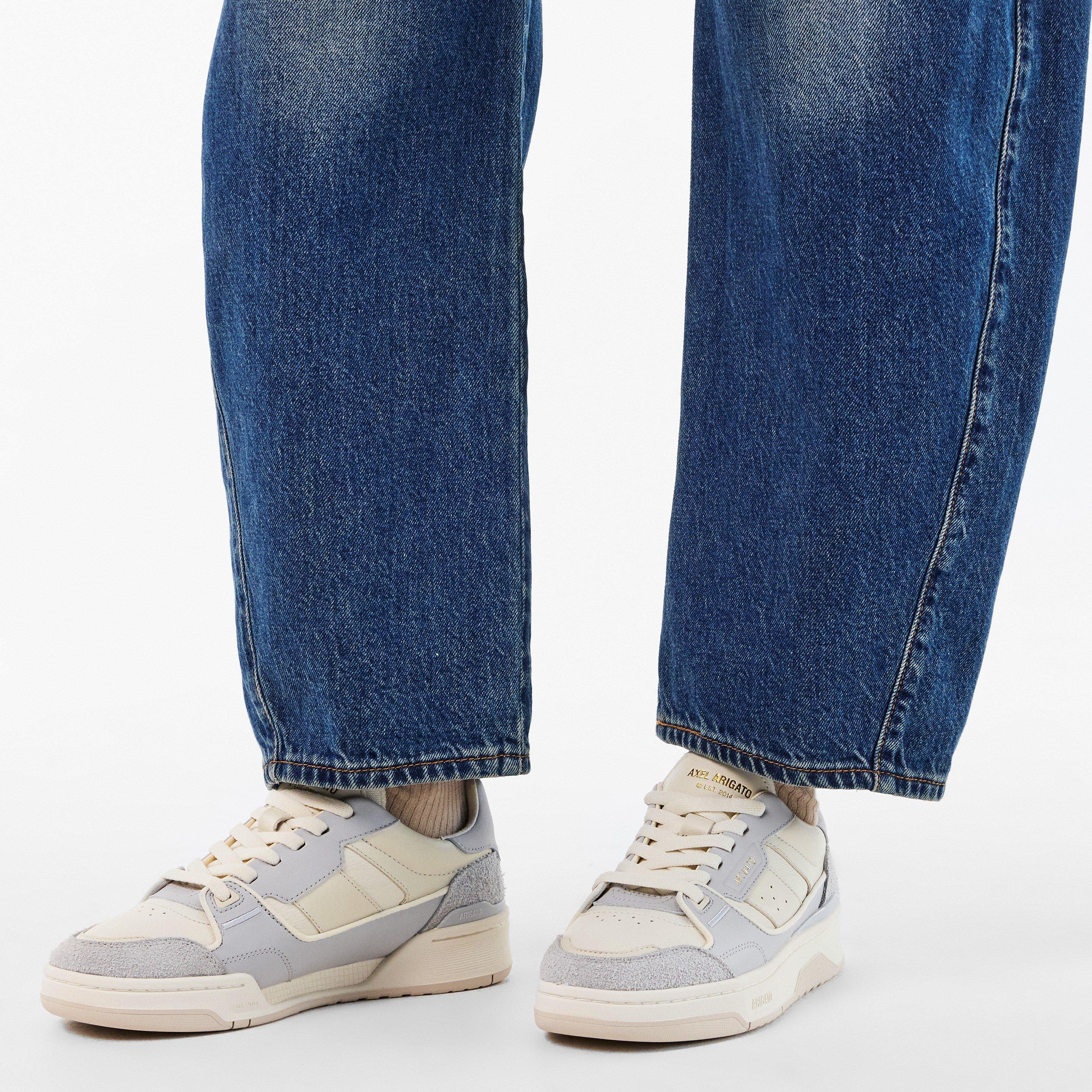 White/Grey - Axel Arigato - Women's Clay Low-Top Trainers - 3
