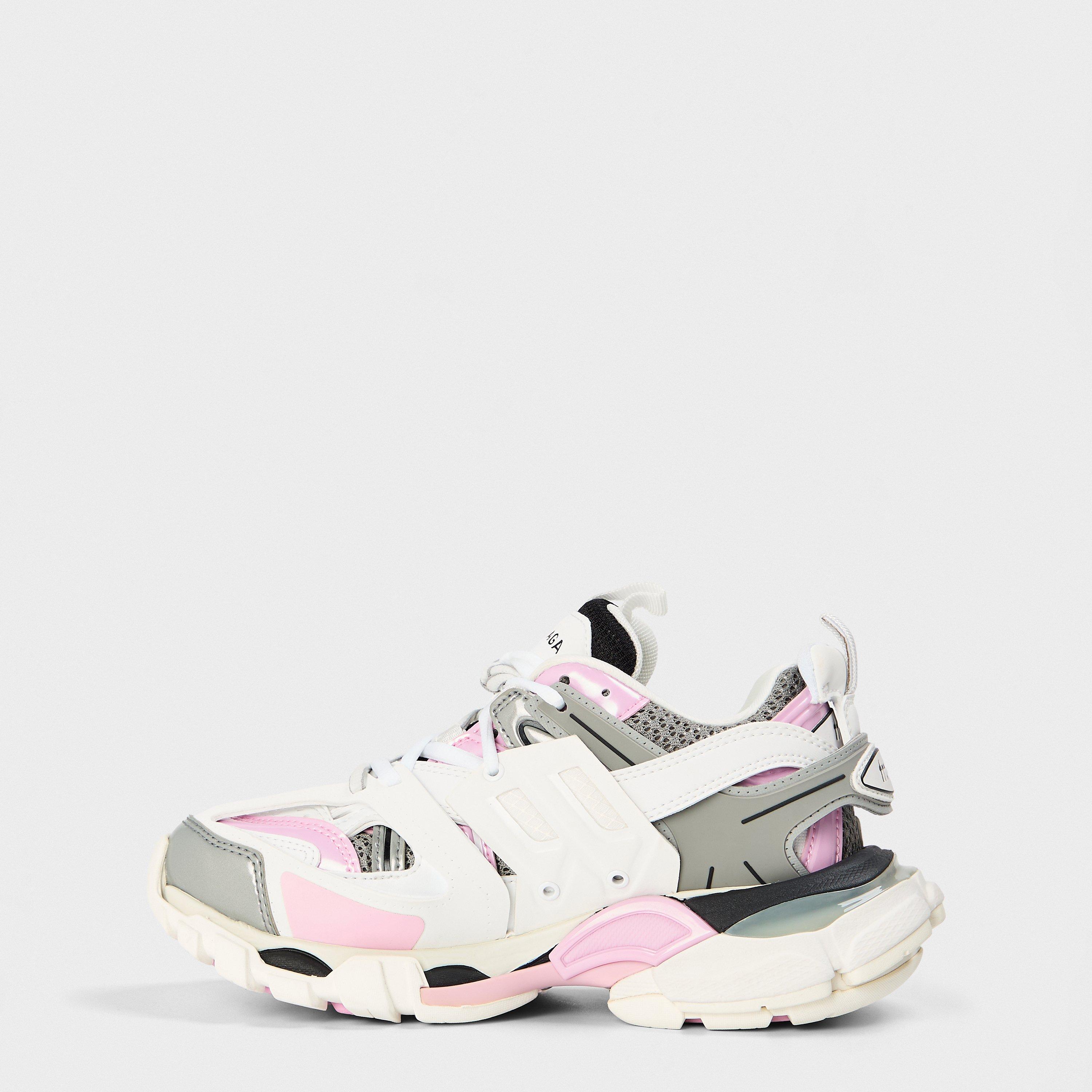White/Pink/Grey - Balenciaga - Women's Low Trainers - 2