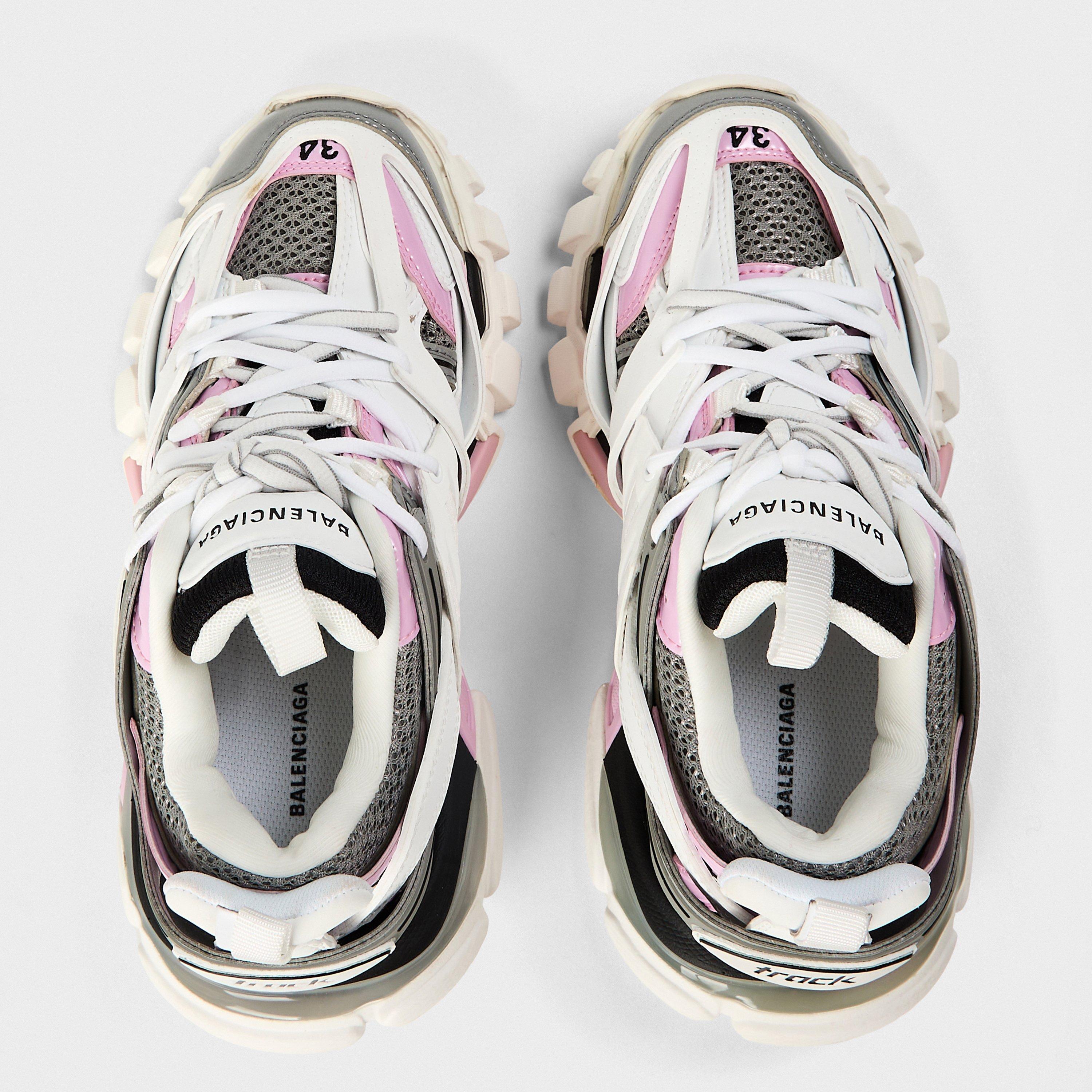 White/Pink/Grey - Balenciaga - Women's Low Trainers - 4