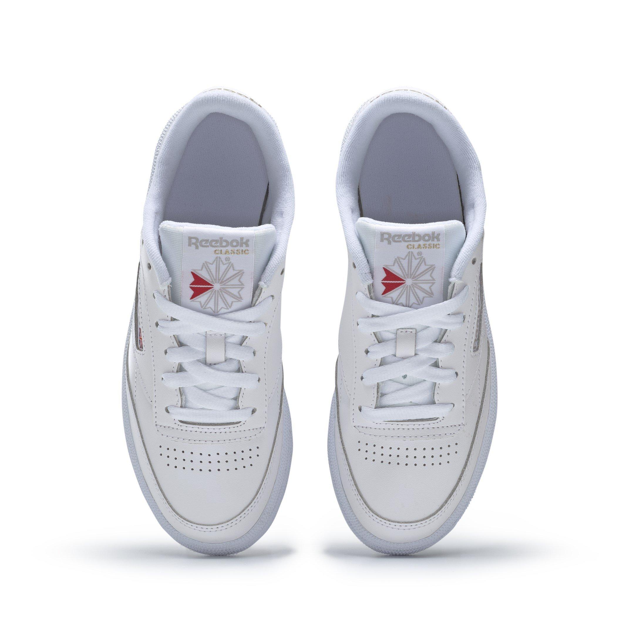 White - Reebok - Club C Trainers Ladies - 5