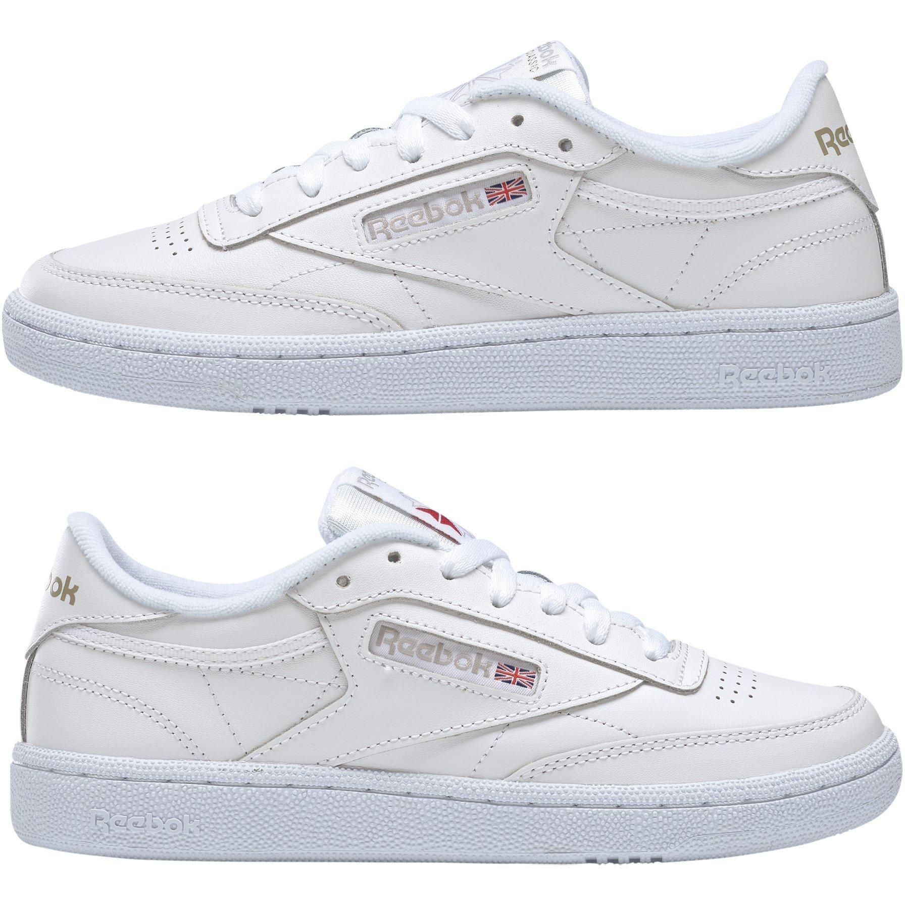 White - Reebok - Club C Trainers Ladies - 10