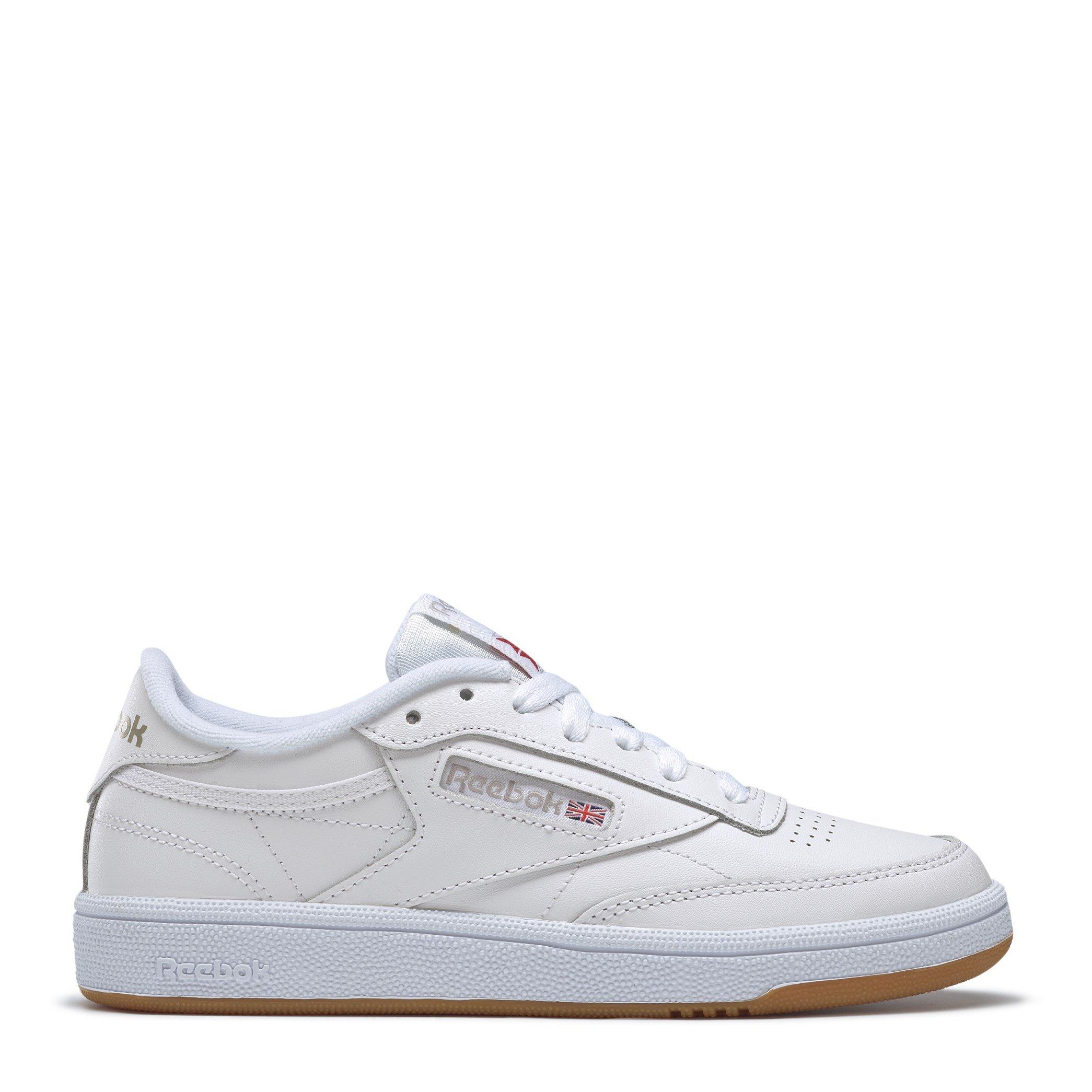 Wit/Gom - Reebok - Club C Trainers Ladies - 1
