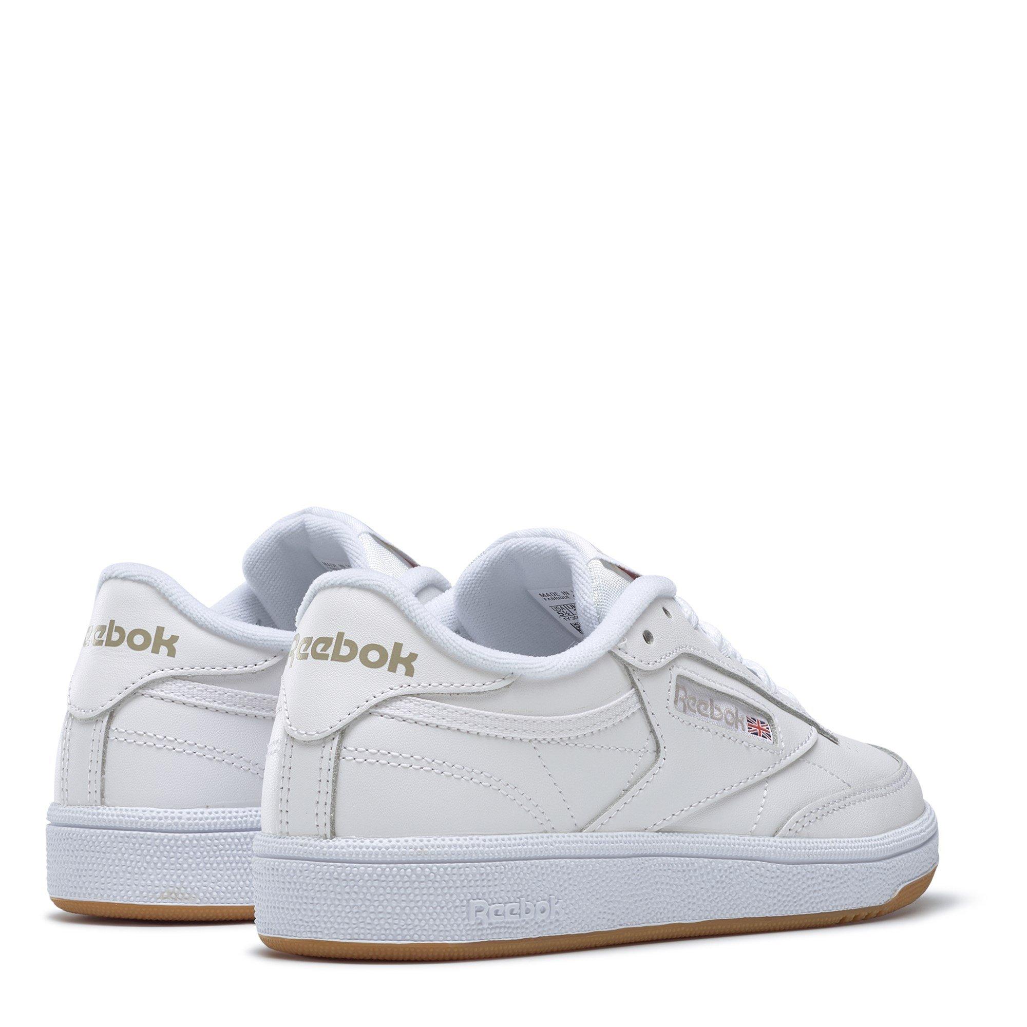 Wit/Gom - Reebok - Club C Trainers Ladies - 4