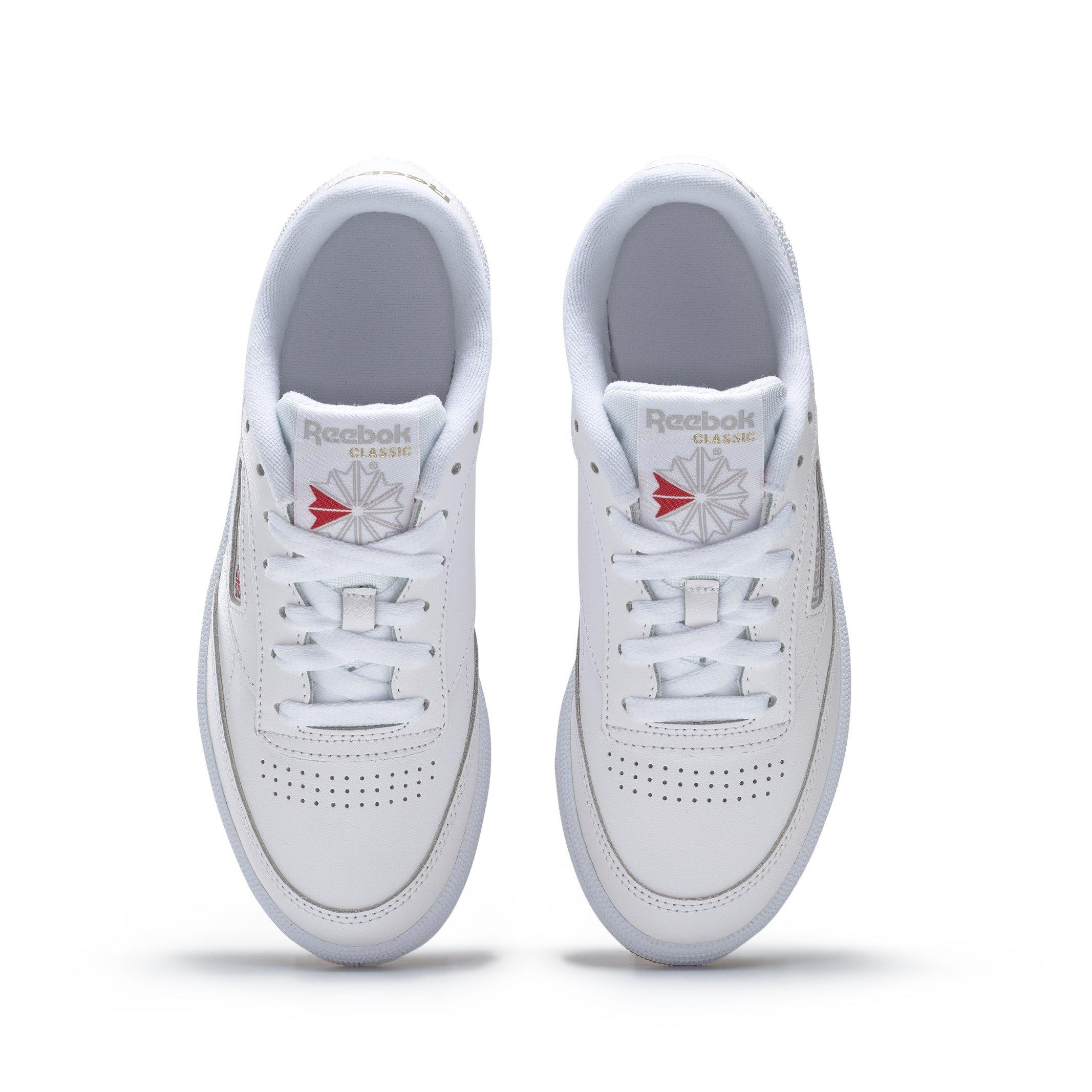 Wit/Gom - Reebok - Club C Trainers Ladies - 5
