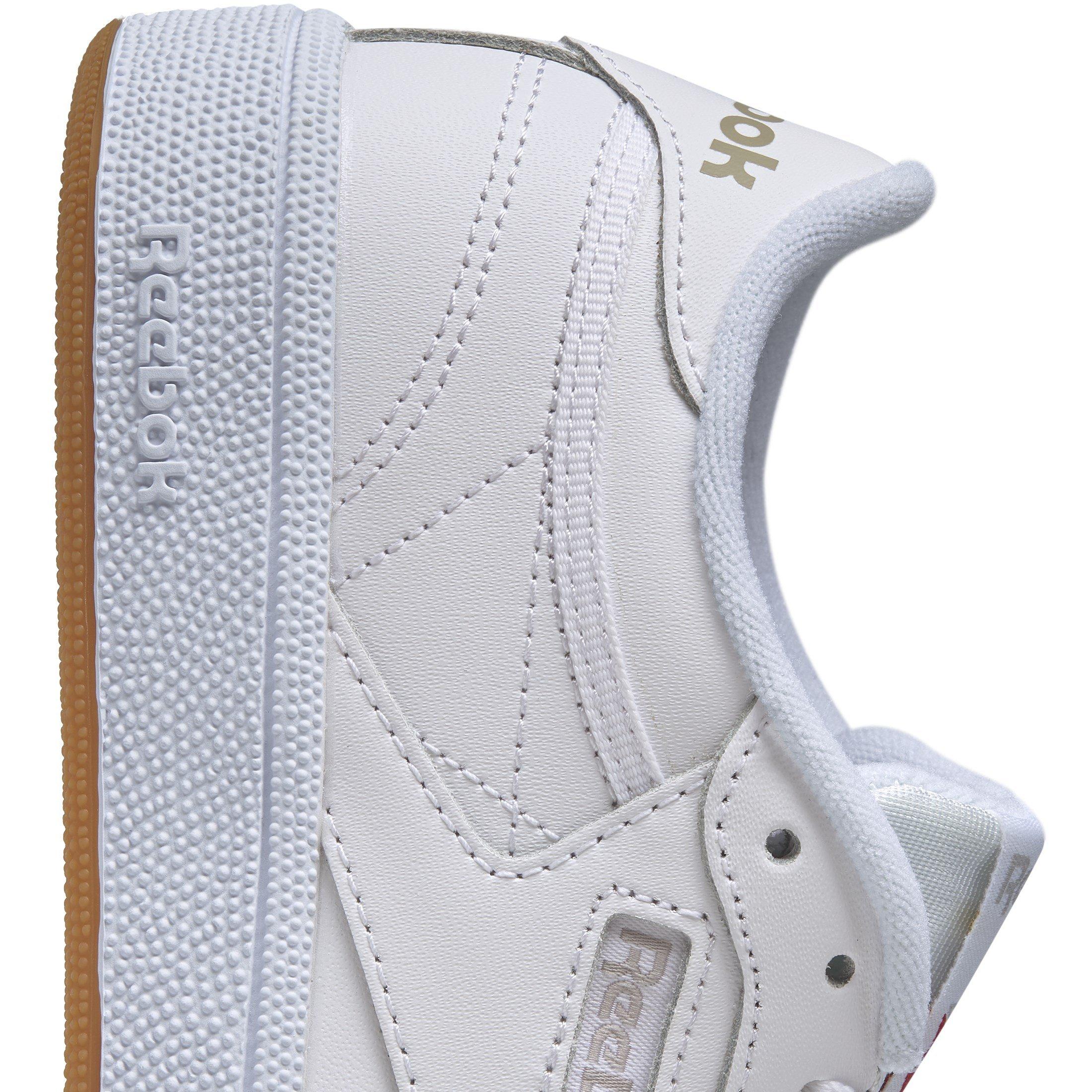 Wit/Gom - Reebok - Club C Trainers Ladies - 7