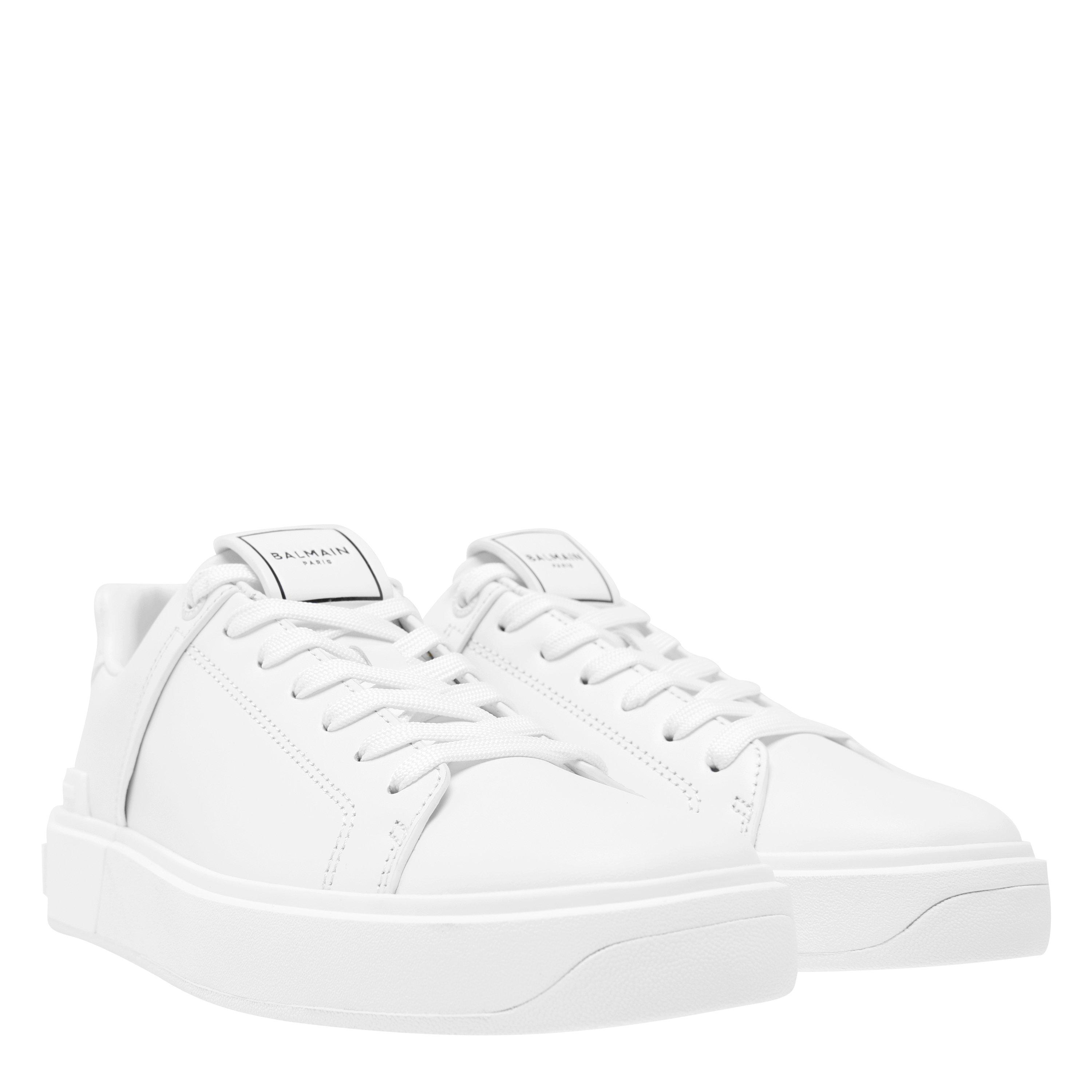 Blanc/Noir 0FA - Balmain - B Court Trainers - 4
