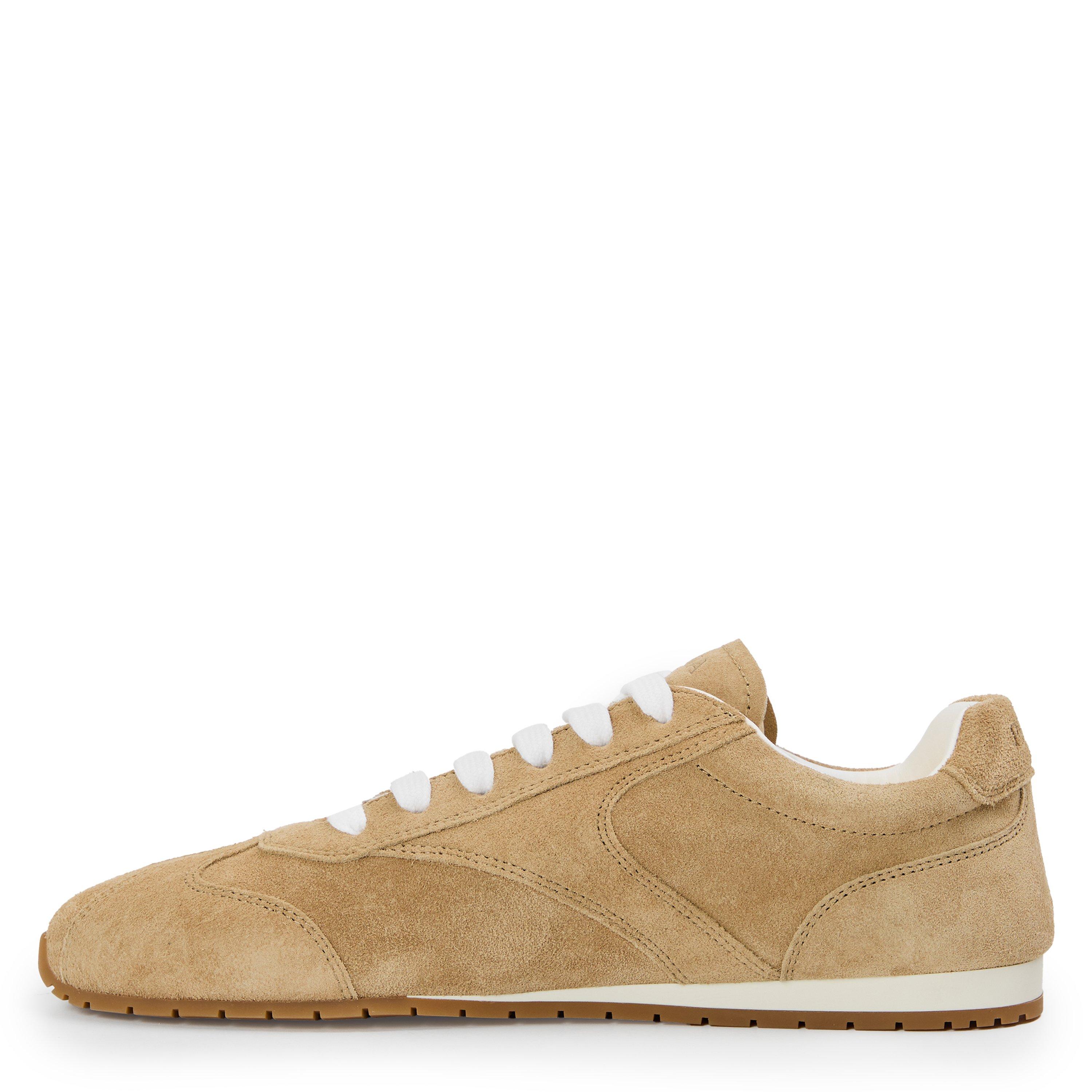 Ecru - Prada - Prada Nappa leather sneakers - 2