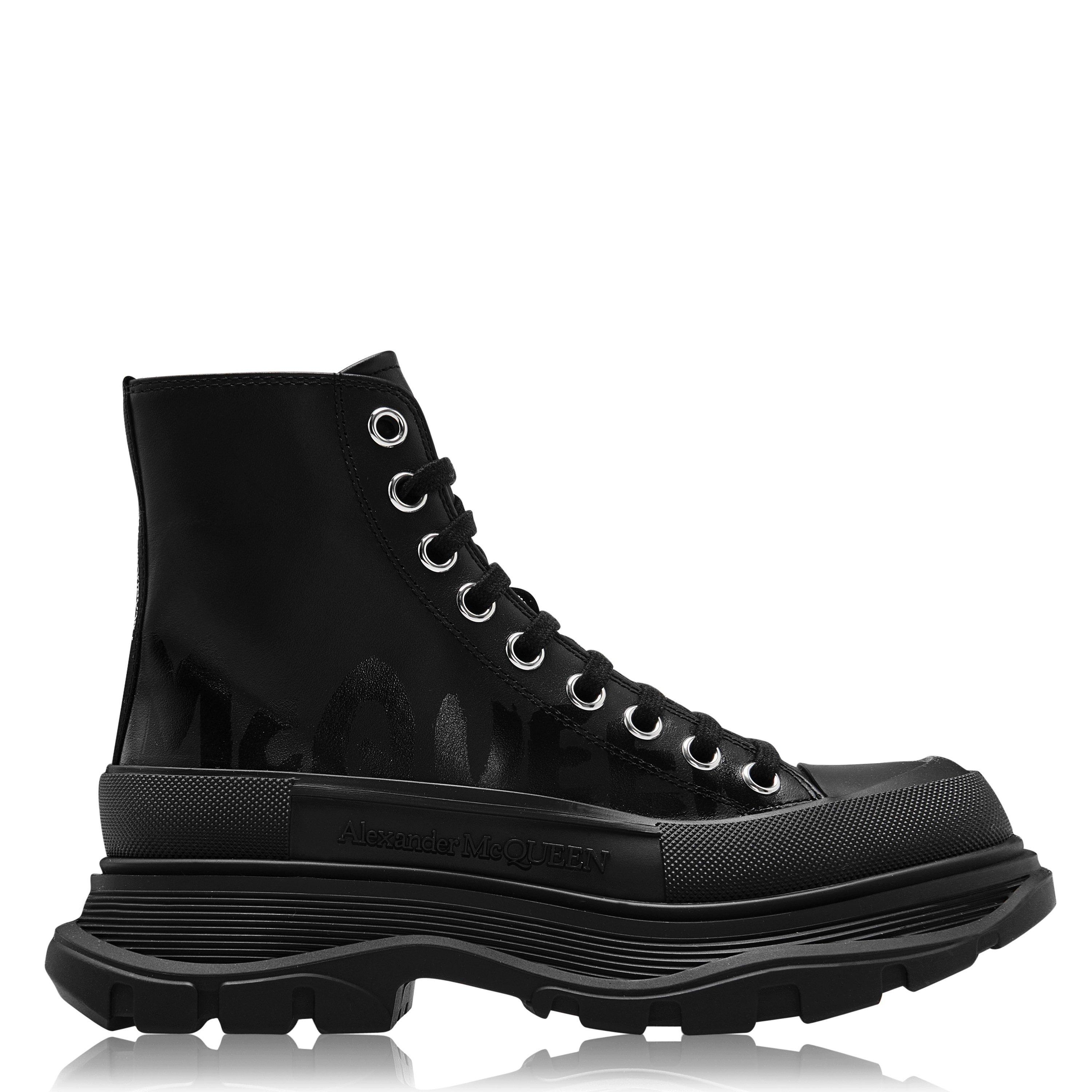 Ladies Boots Alexander Mcqueen Bottines Tread Slick Mcqueen Tread