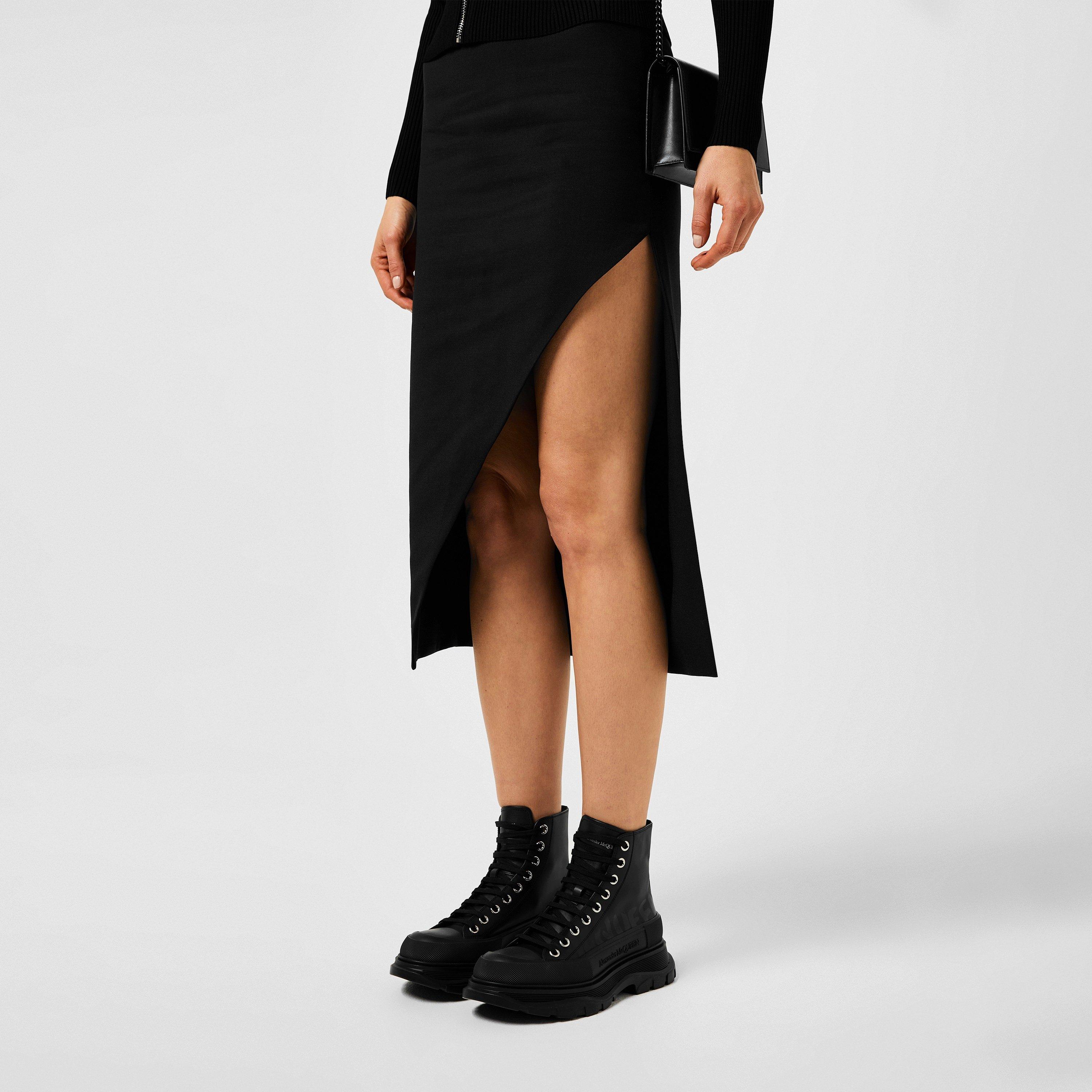 Blk/Blk 1000 - Alexander McQueen - Tread Slick Hi Top Boots - 2