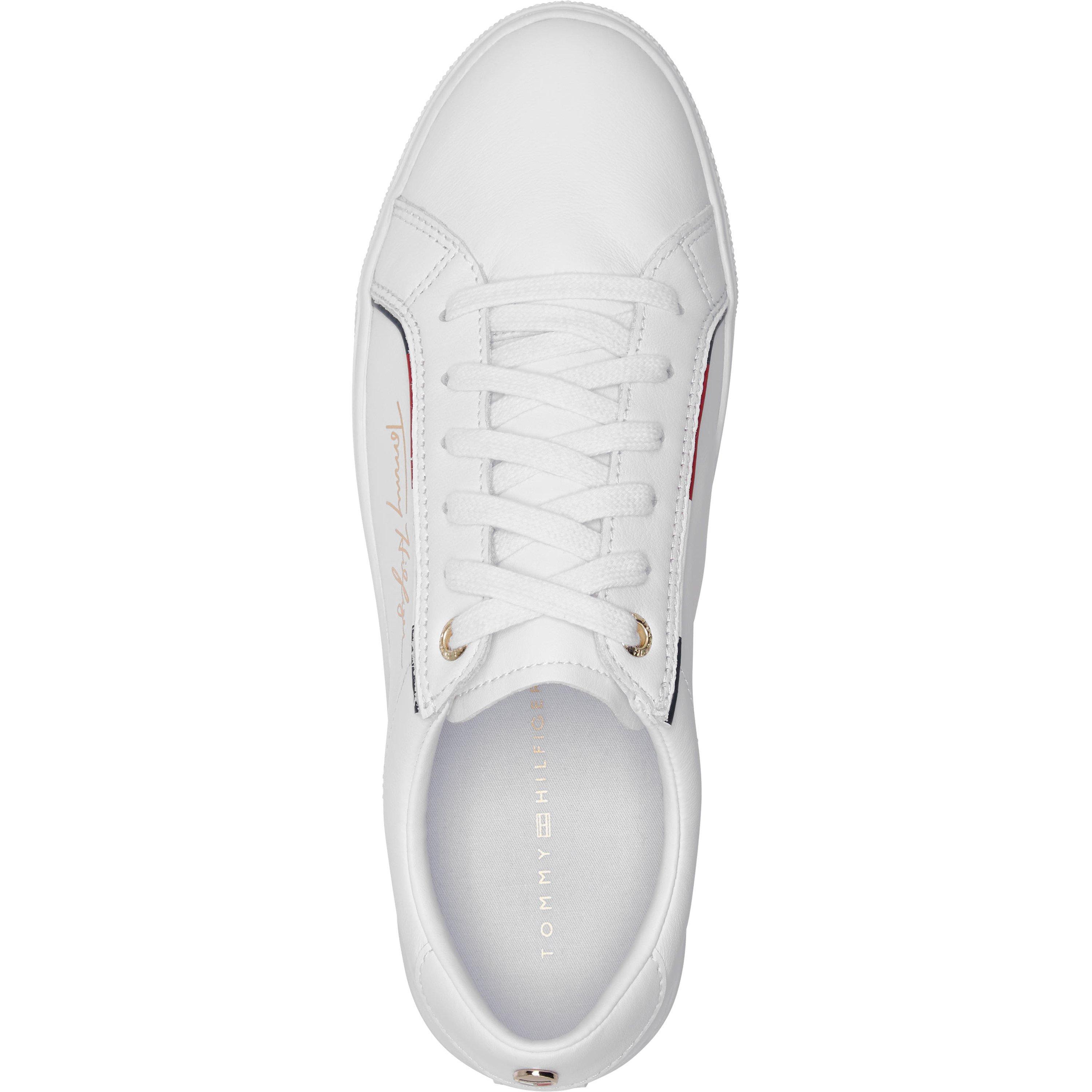 White - Tommy Hilfiger - Signature Sneakers - 4