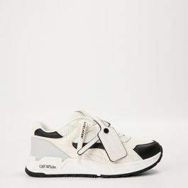 Off White Women's Kick-Off Panelled Sneakers with Zip-Tie Tag