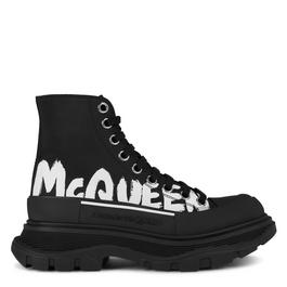 Alexander McQueen Tread Graffiti Hi Tops