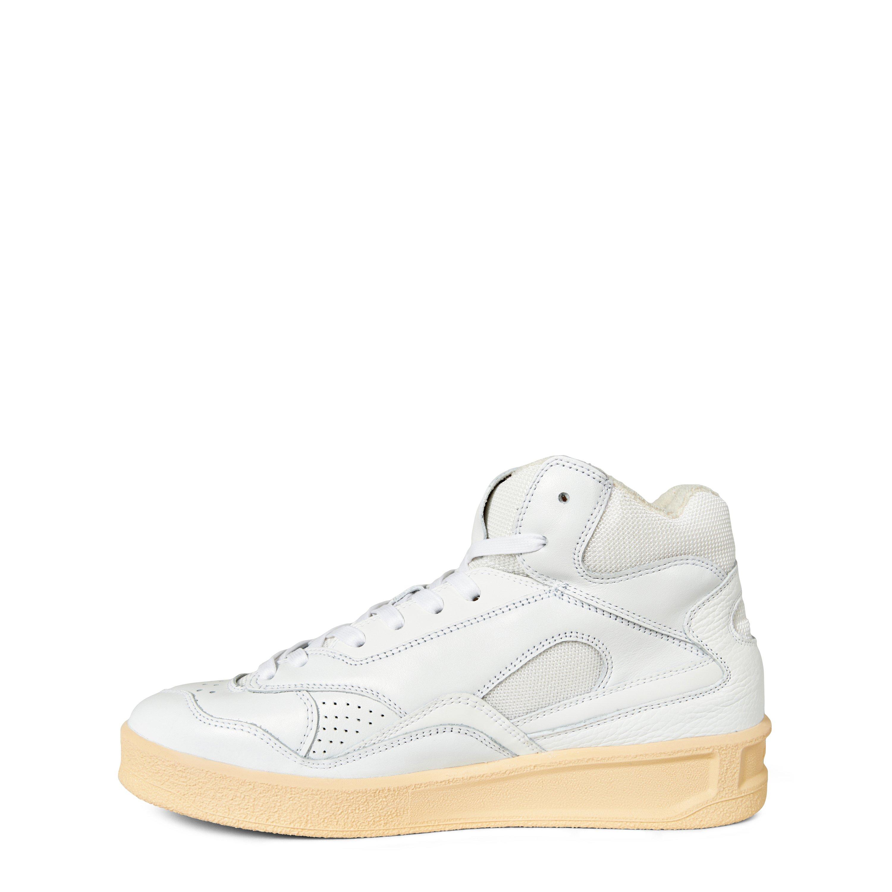 White 100 - Jil Sander - Gum-Sole High-Top Trainers - 3