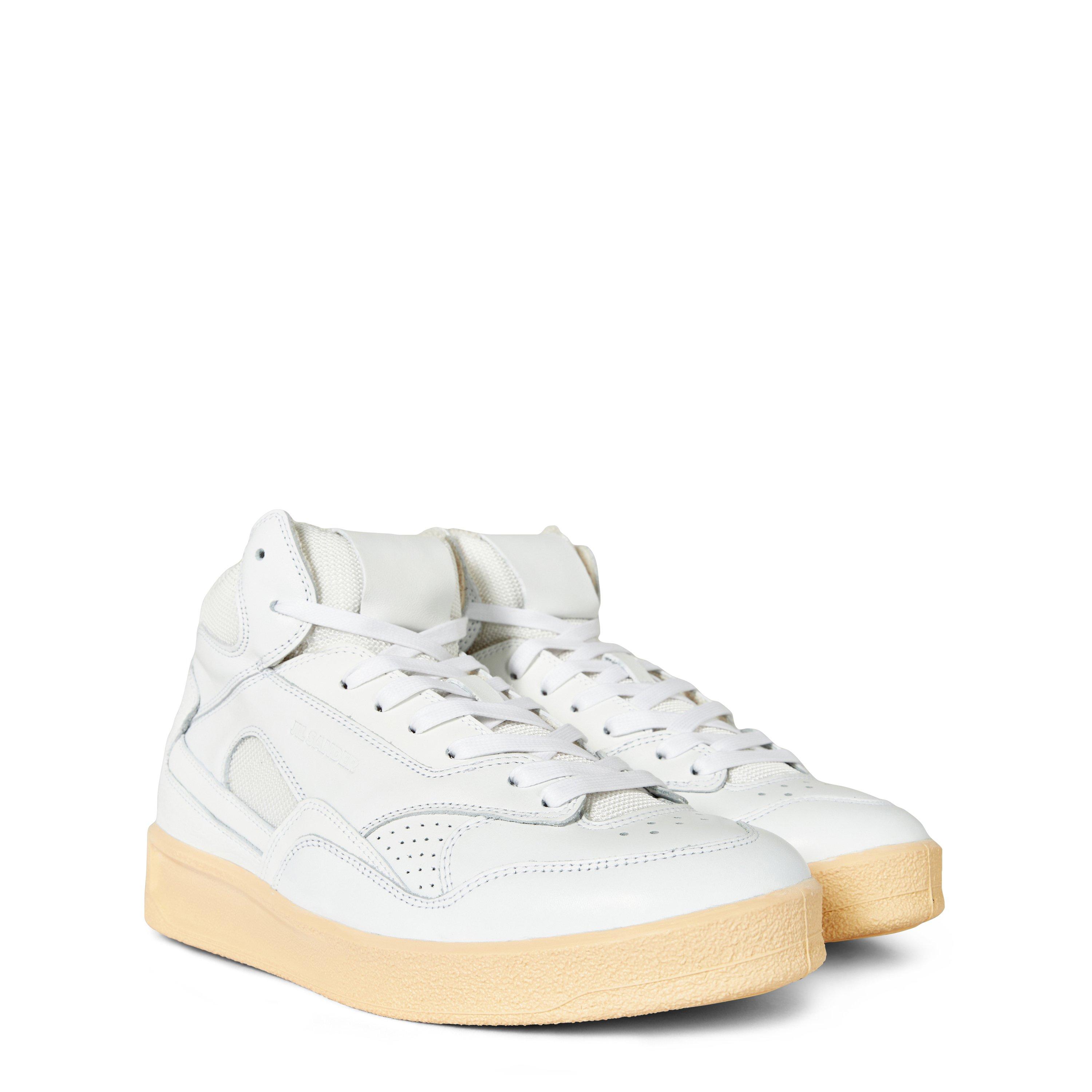 White 100 - Jil Sander - Gum-Sole High-Top Trainers - 4