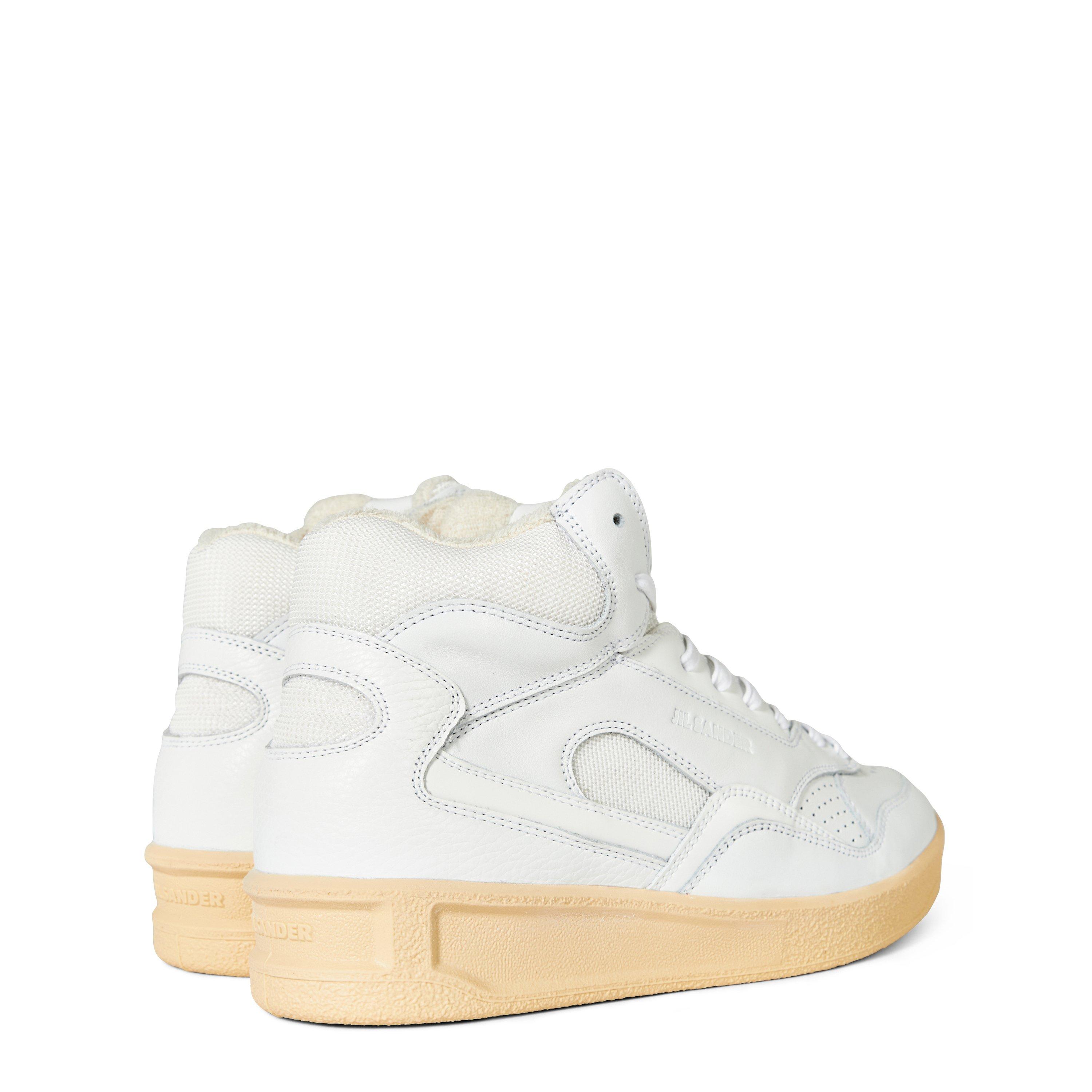White 100 - Jil Sander - Gum-Sole High-Top Trainers - 5