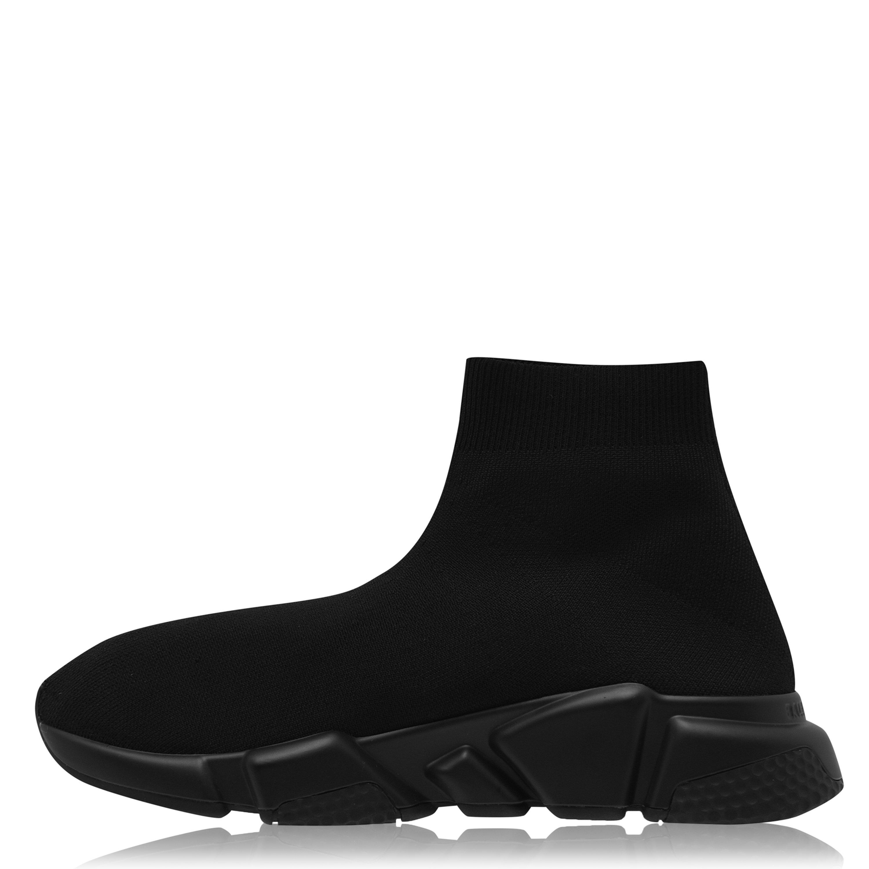 Blk/Blk/Wht1006 - Balenciaga - Speed Graffiti Sneakers - 2