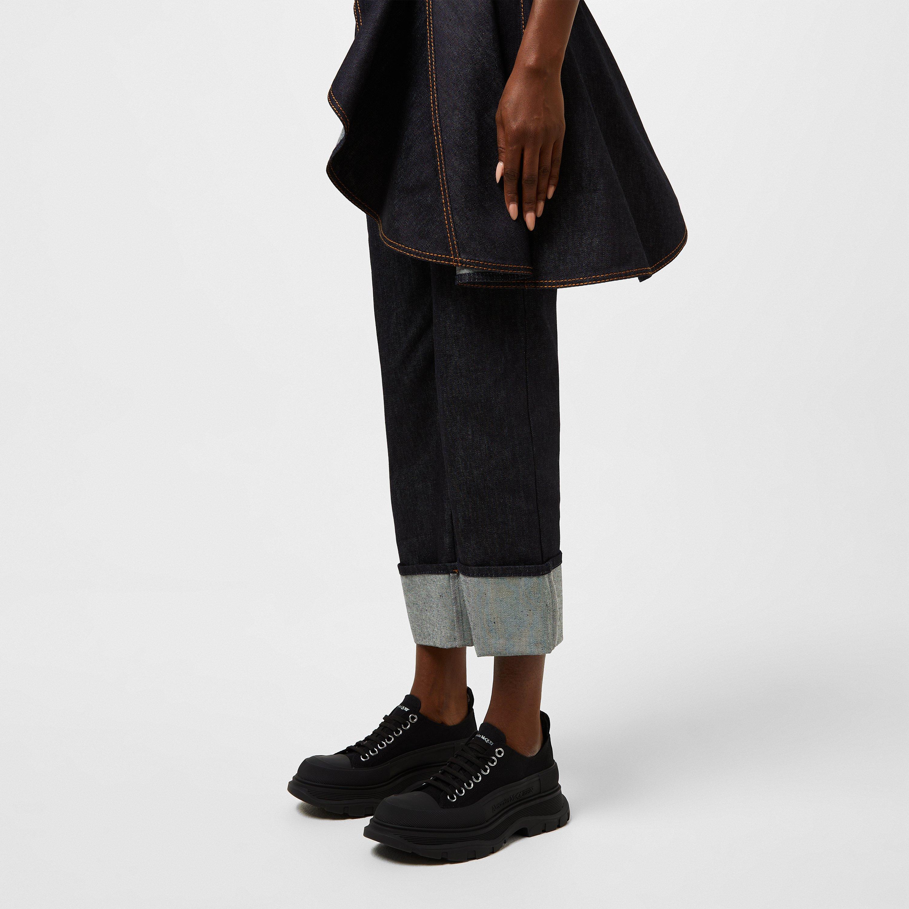 Black/Black1000 - Alexander McQueen - Tread Slick Low Trainers - 2