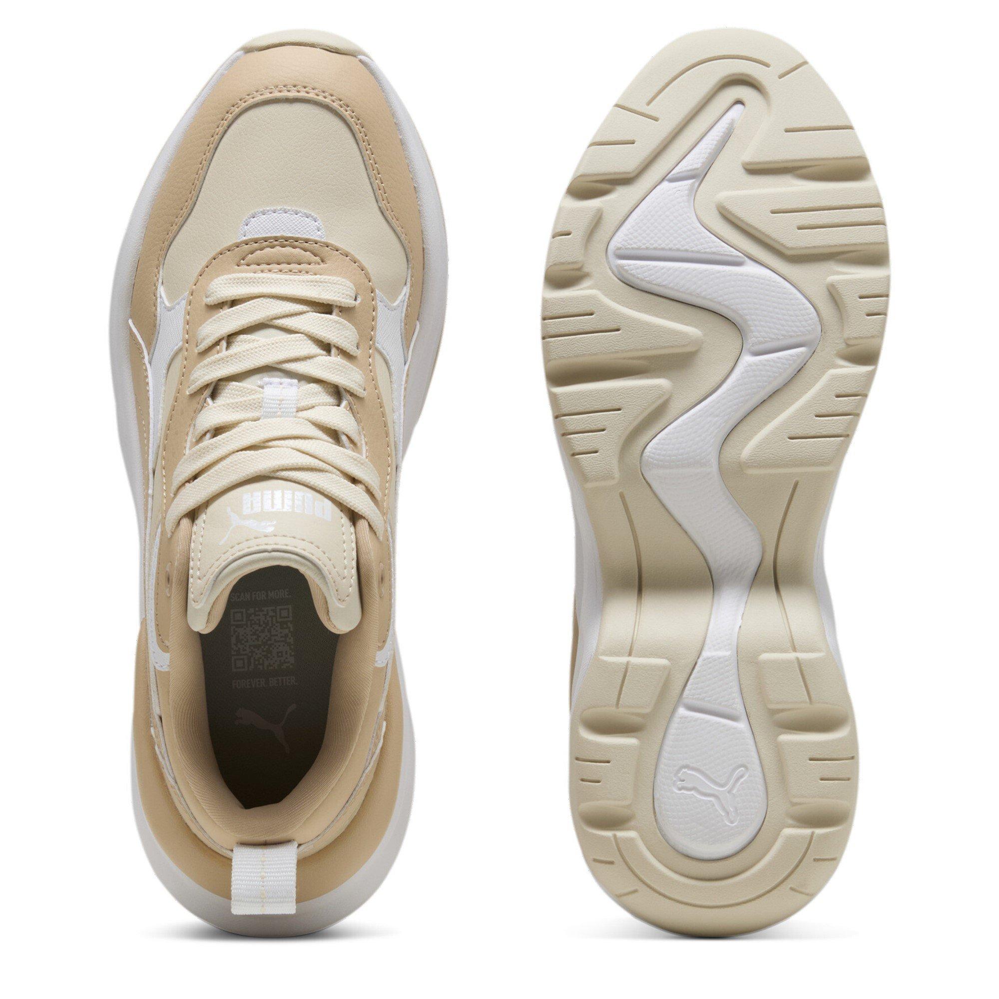 Alpine-Sand-Wht - Puma - Cilia Wedge Womens Shoes - 3