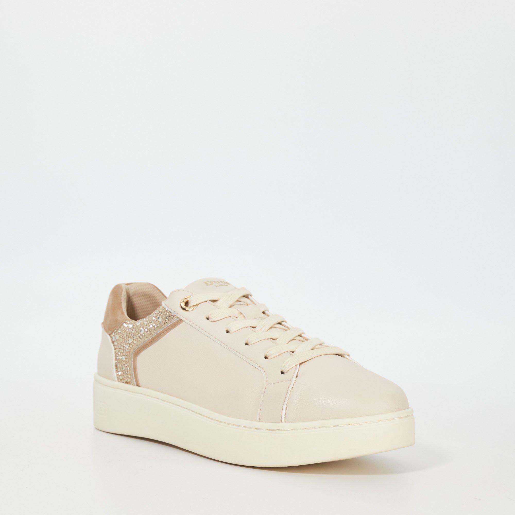 Cuir crème - Dune London - Women's Elli Low-Top Trainers - 2