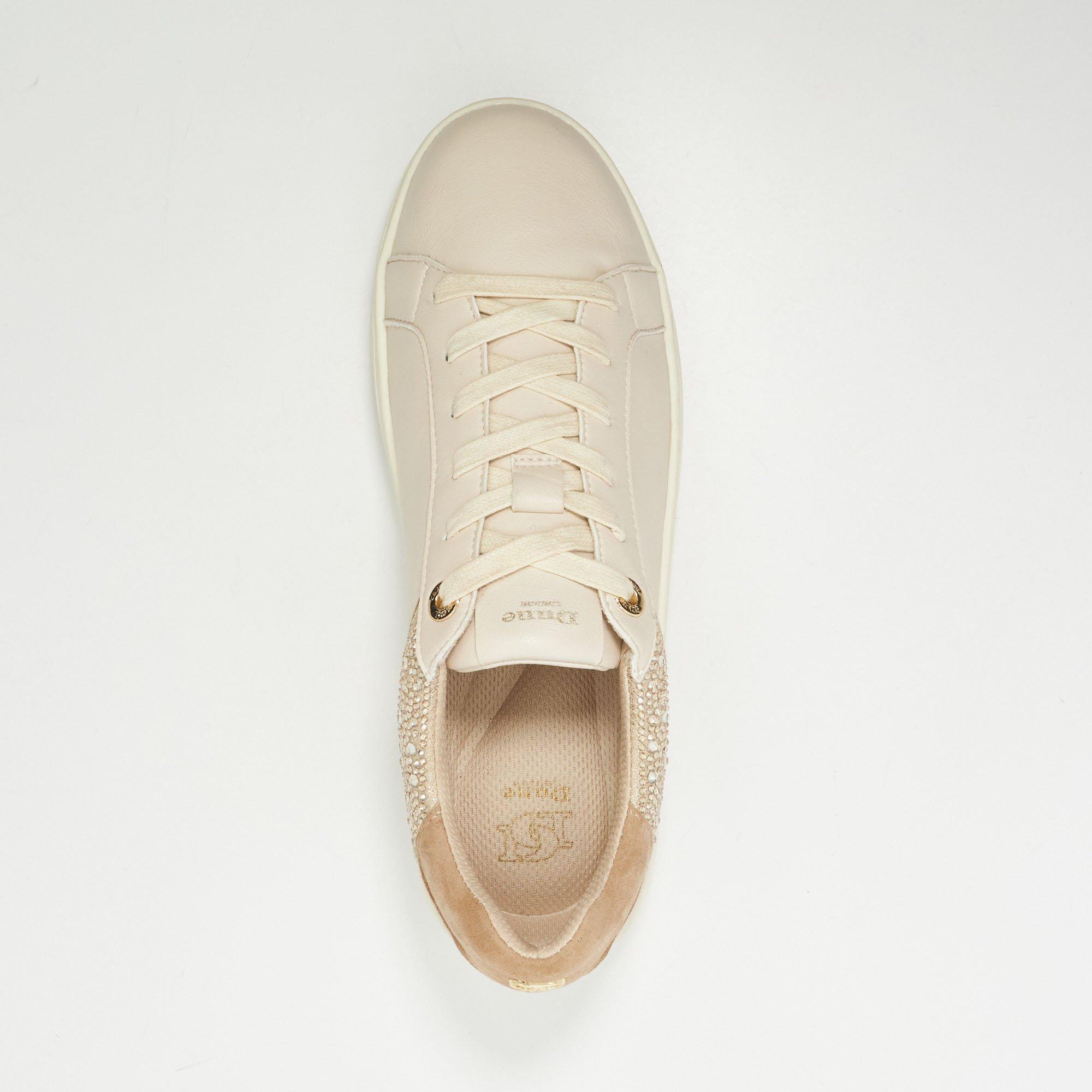Cuir crème - Dune London - Women's Elli Low-Top Trainers - 4