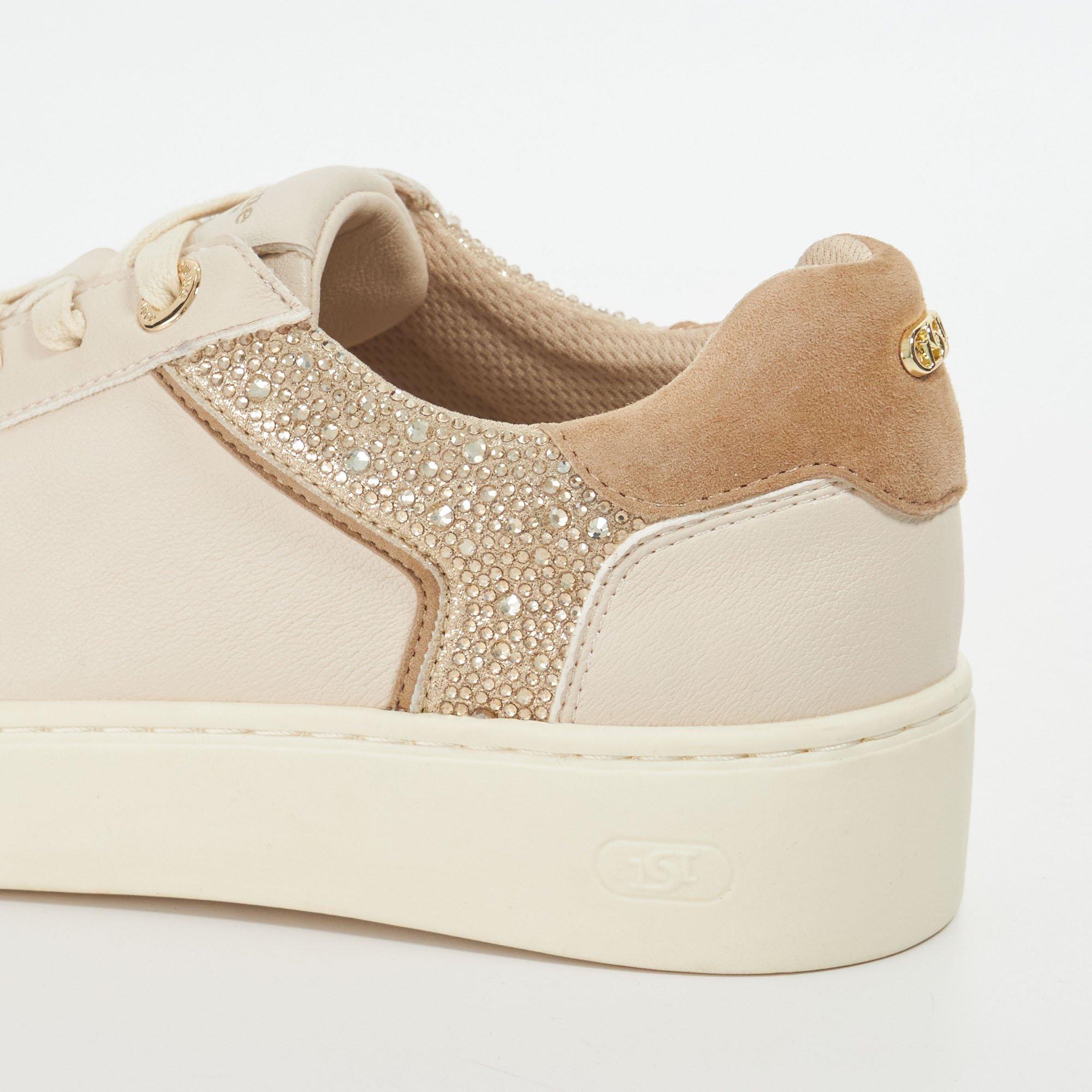 Cuir crème - Dune London - Women's Elli Low-Top Trainers - 5