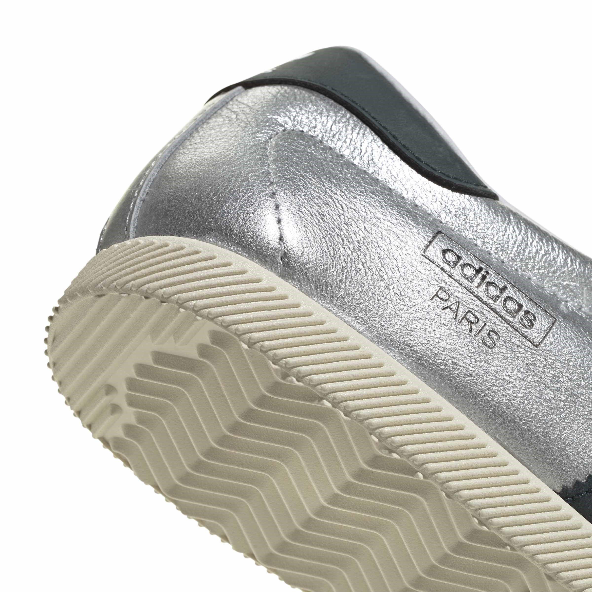 Silver/Green - adidas Originals - Women's Paris Low-Top Trainers - 7