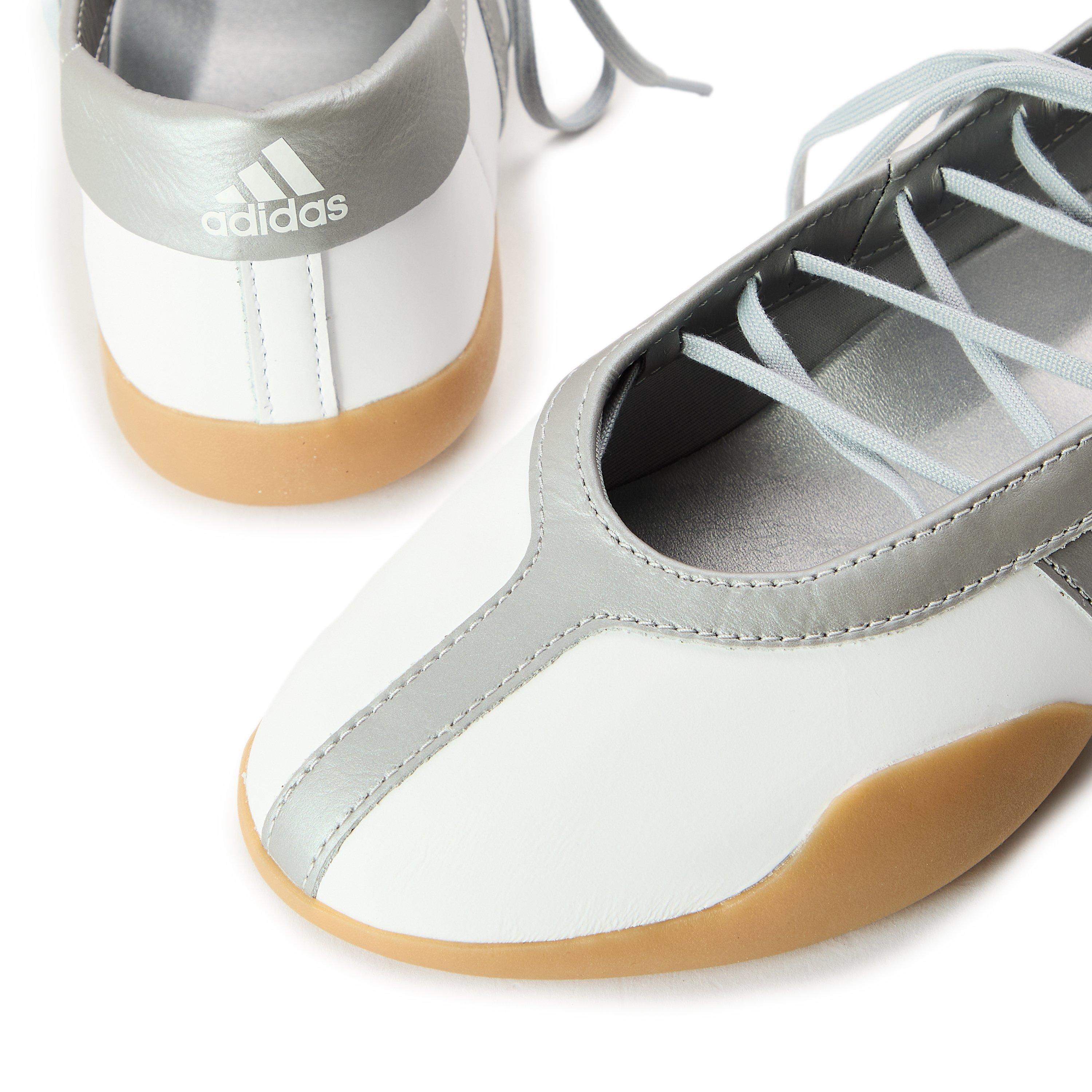 White/Silver - adidas Originals - Womens Taekwondo Belt Low-Top Trainers - 4