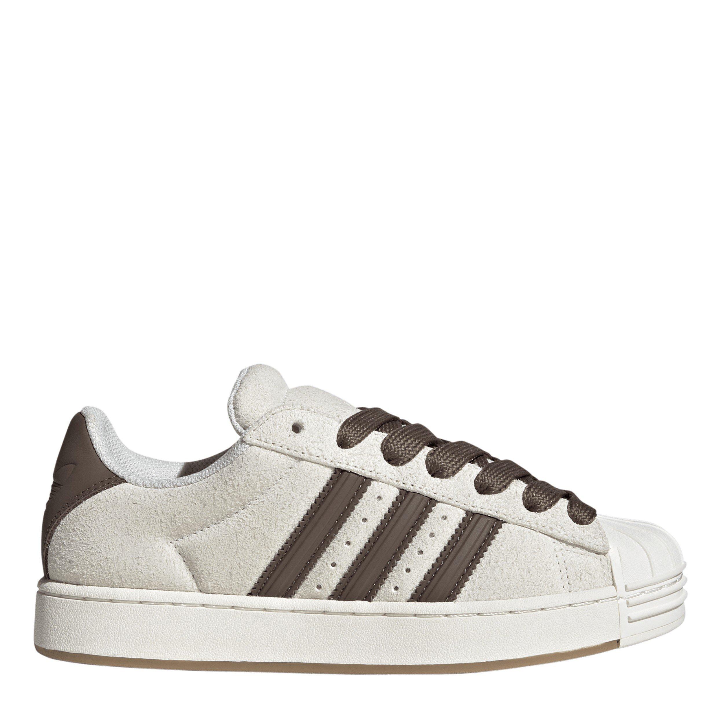 Wht/EarthStrata - adidas Originals - Women's SuperStar ST Superstar Low-Top Trainers - 1