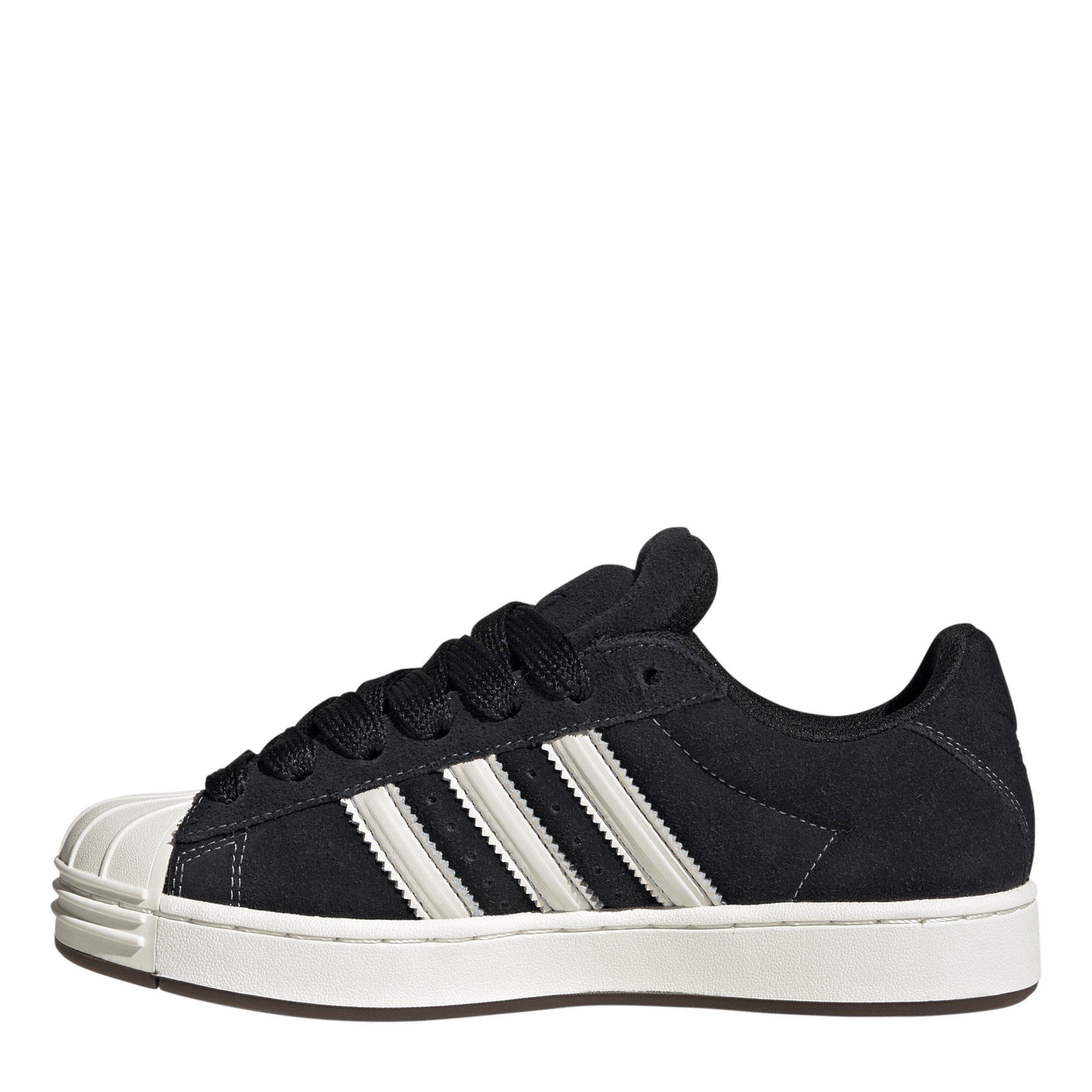 Black/White - adidas Originals - Women's SuperStar ST Superstar Low-Top Trainers - 2