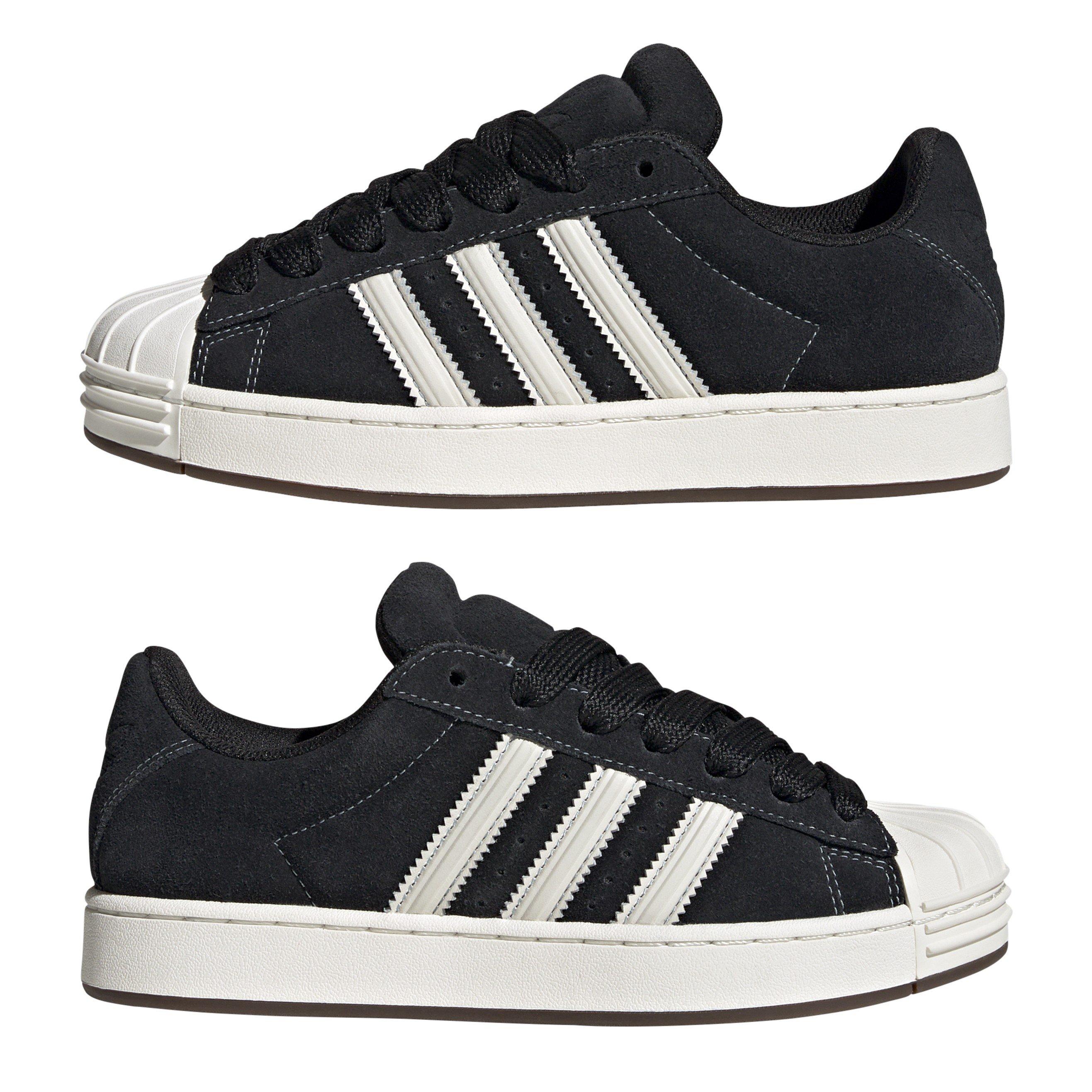 Black/White - adidas Originals - Women's SuperStar ST Superstar Low-Top Trainers - 9