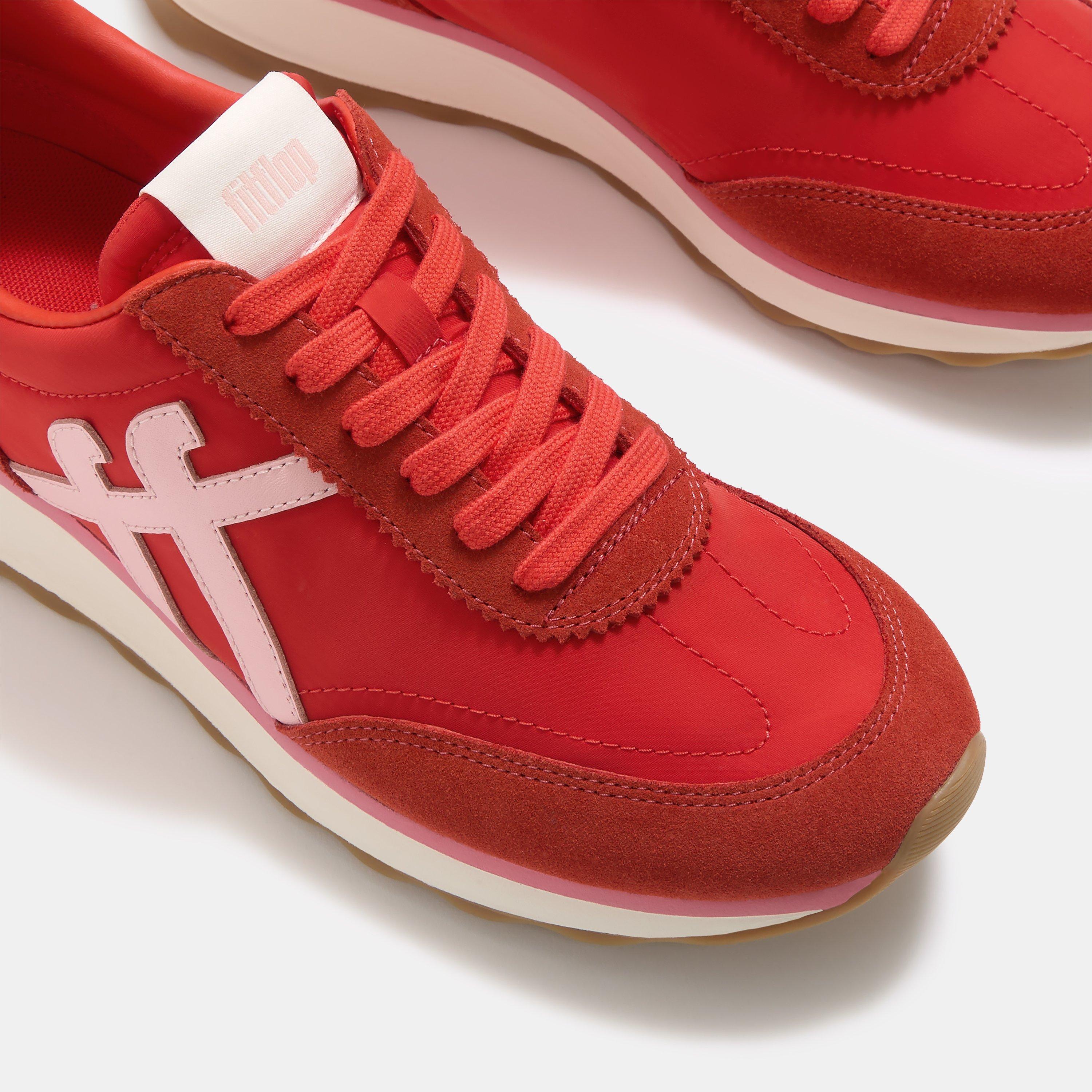 Rosa Tomate - Fitflop - Fitflop Retro Q Snkr Ld62 - 3