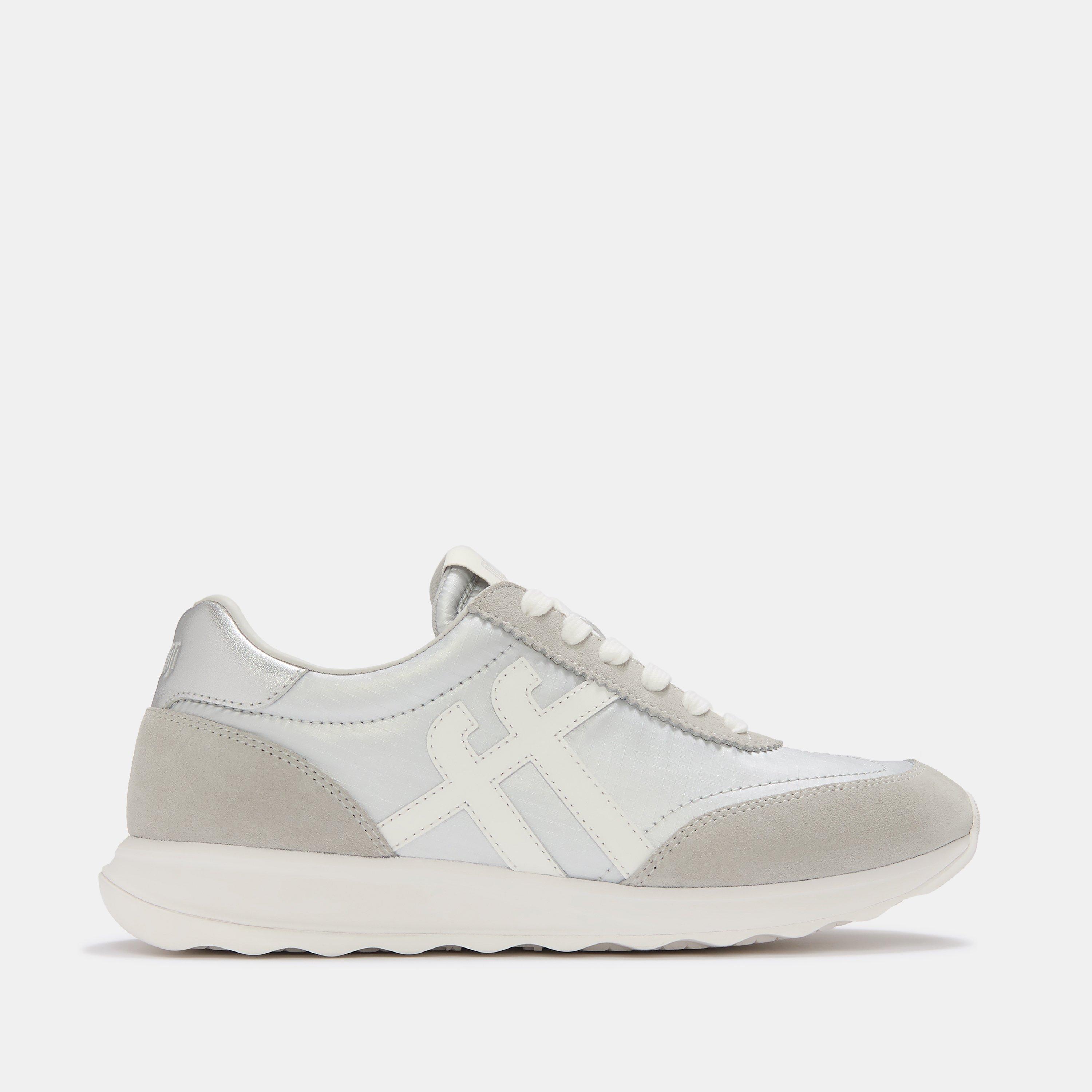 Silver White - FitFlop - Retro-Q Trainers - 1