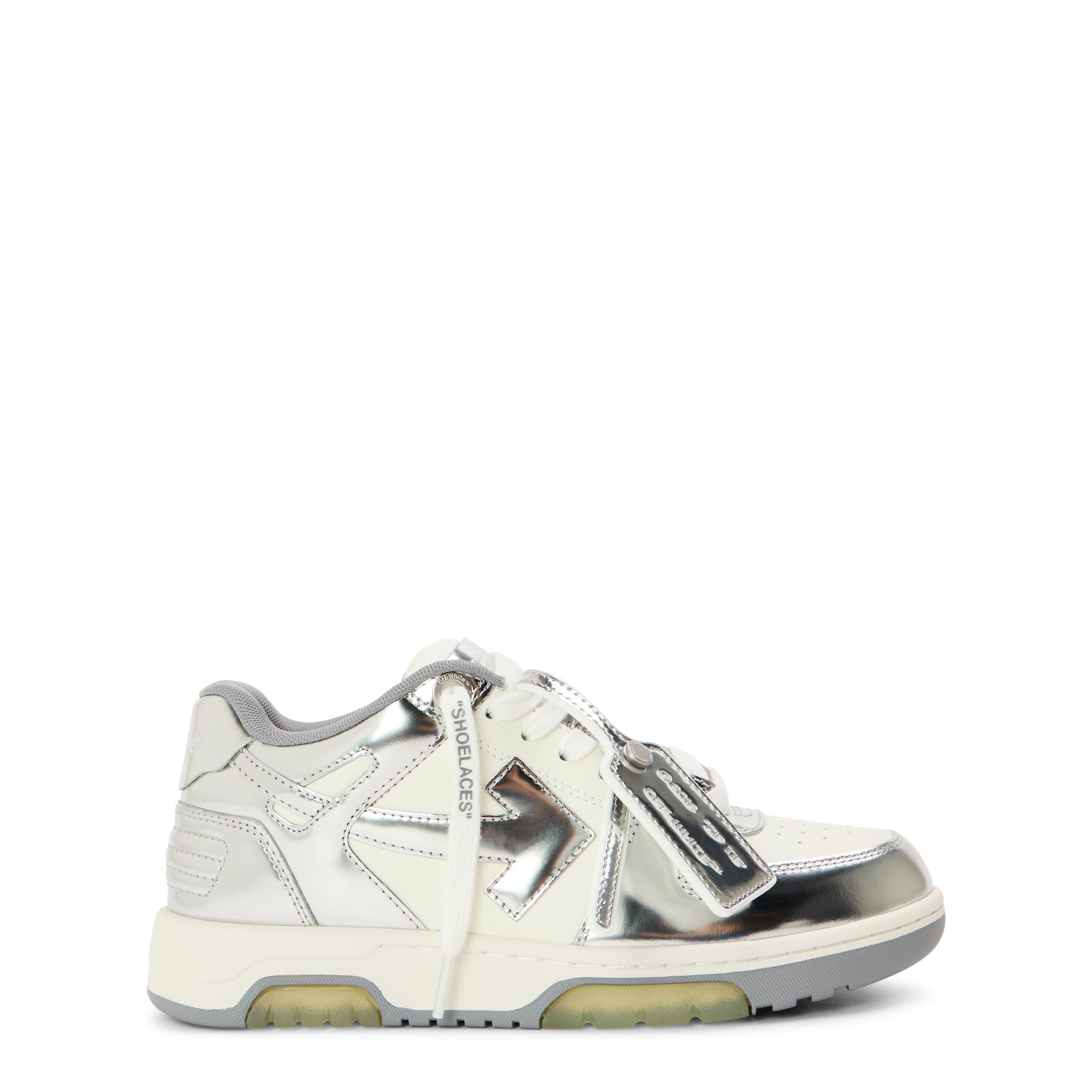 Off White Women's Outofoffice Mir Low-Top Trainers - White/Silver - Size 8 (41)