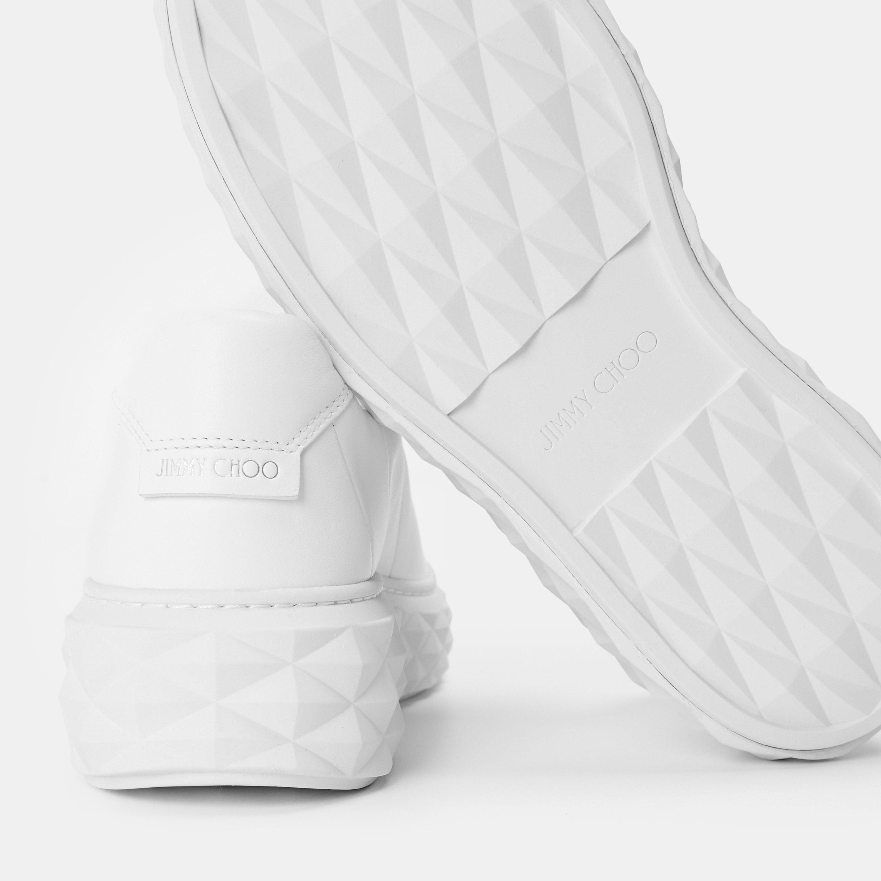 V White White - Jimmy Choo - Diamond Maxi Ombre Leather Sneakers - 4