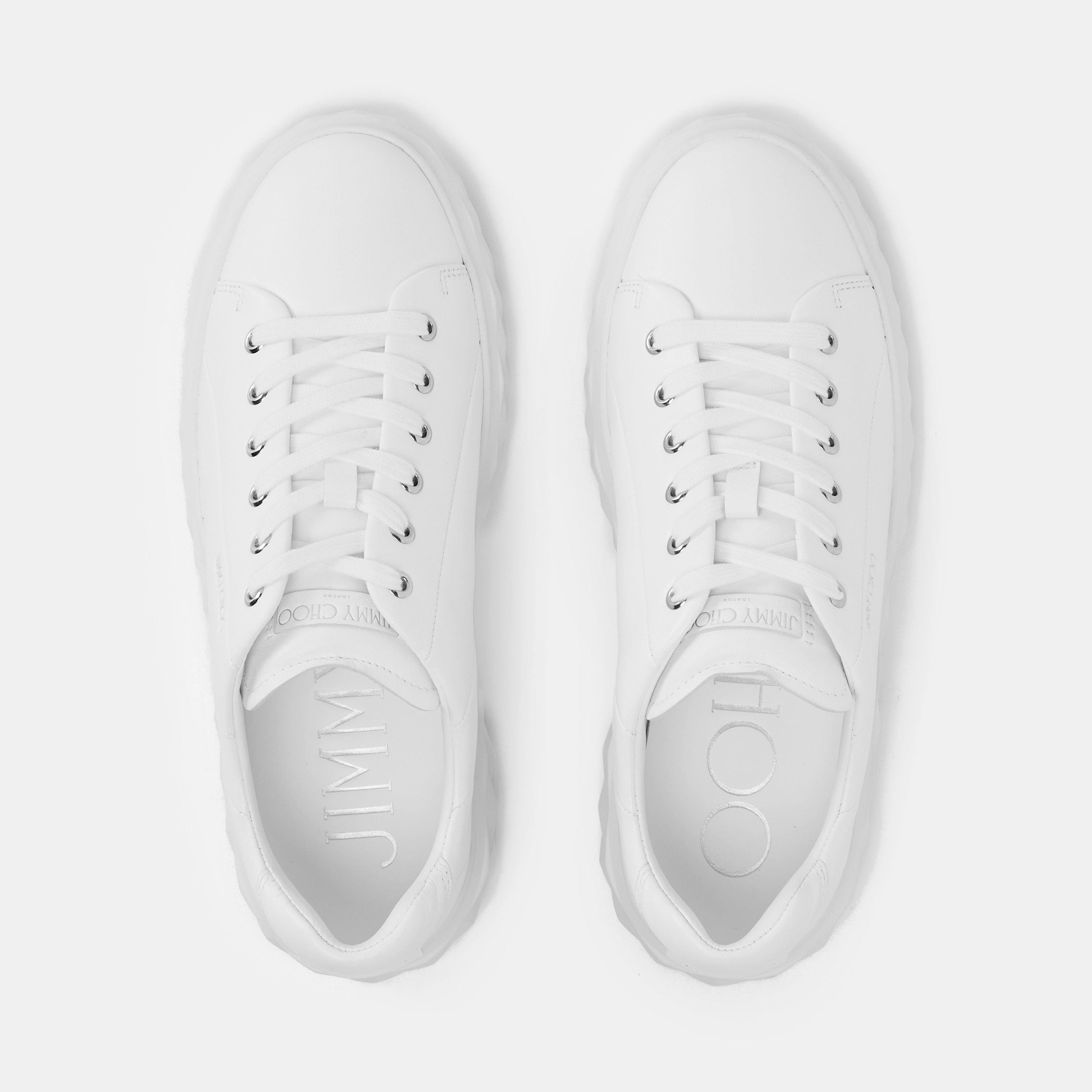 V White White - Jimmy Choo - Diamond Maxi Ombre Leather Sneakers - 5