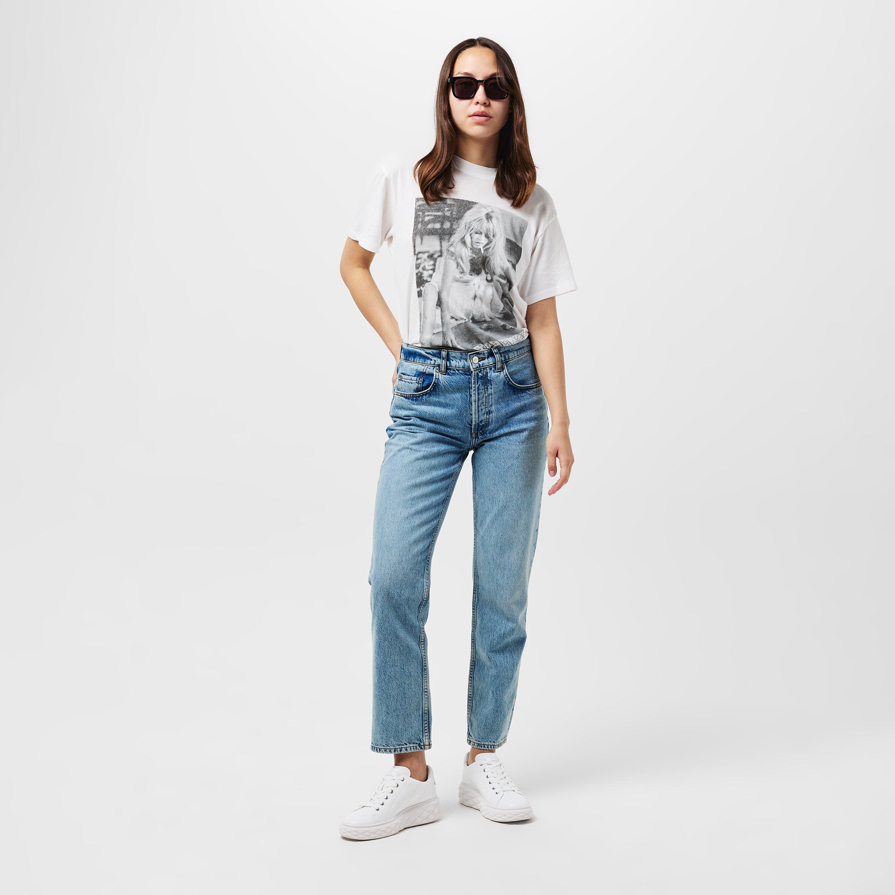 V White White - Jimmy Choo - Diamond Maxi Ombre Leather Sneakers - 6