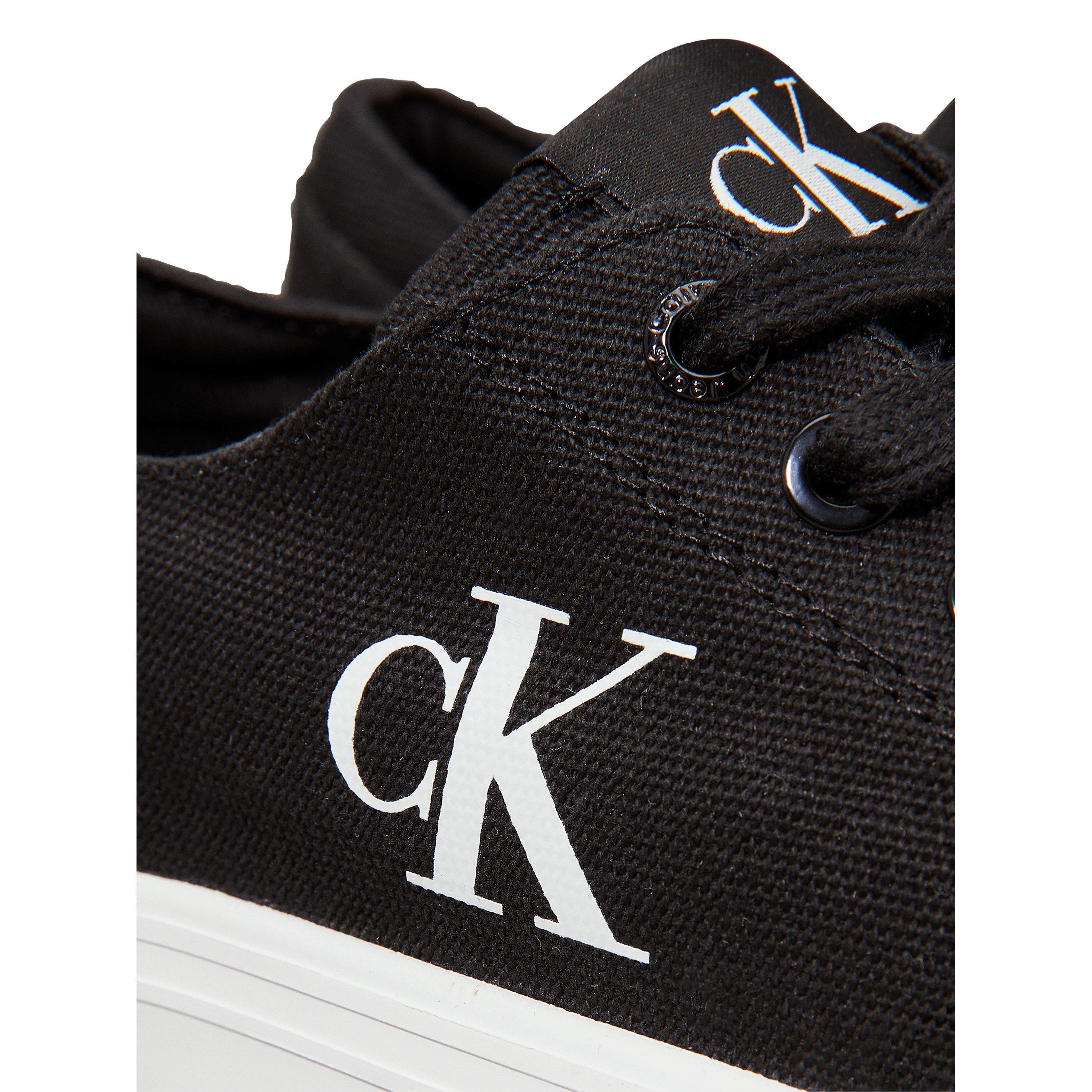 Black/Brght Wht - Calvin Klein - CK L Vulc CNVS Ld63 - 3