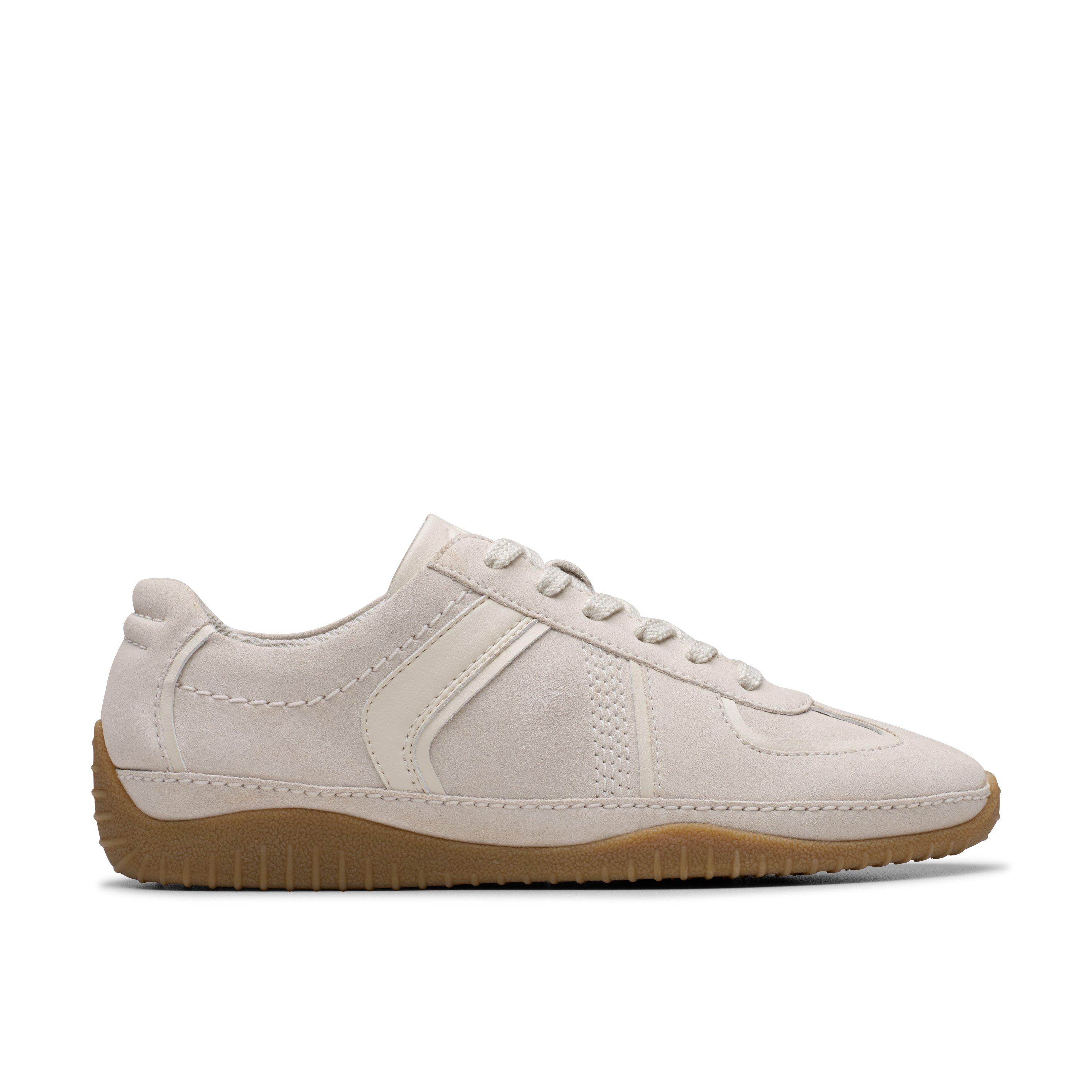 Clarks Women's Low-Top Trainers - Off White - 7 (41)