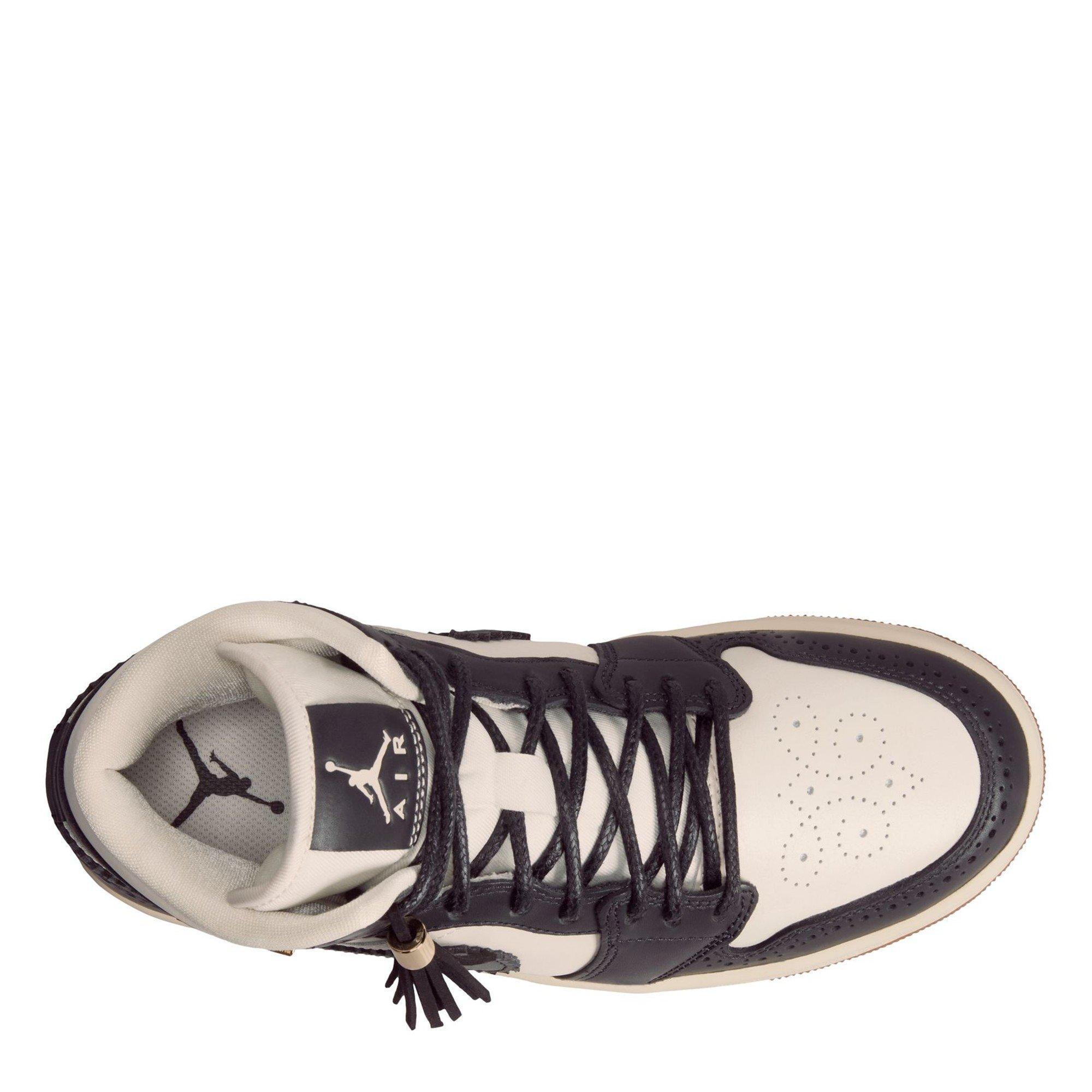 White/Black - Air Jordan - Air Jor 1 Mid SE Ld64 - 4