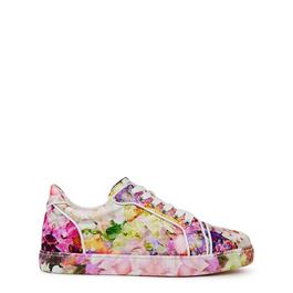 Christian Louboutin Vieira Floral Print Satin Sneakers