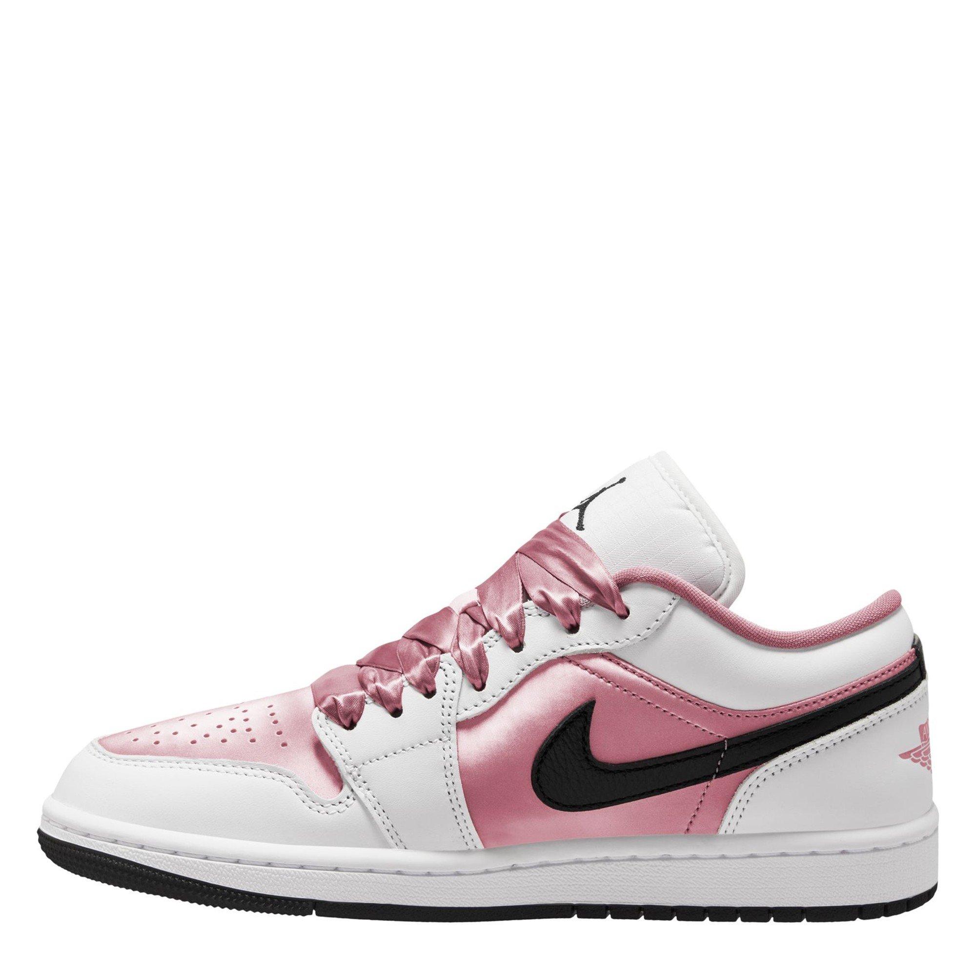 Wht/Blk/Pnk - Air Jordan - Air Jor 1 Low SE Ld64 - 2