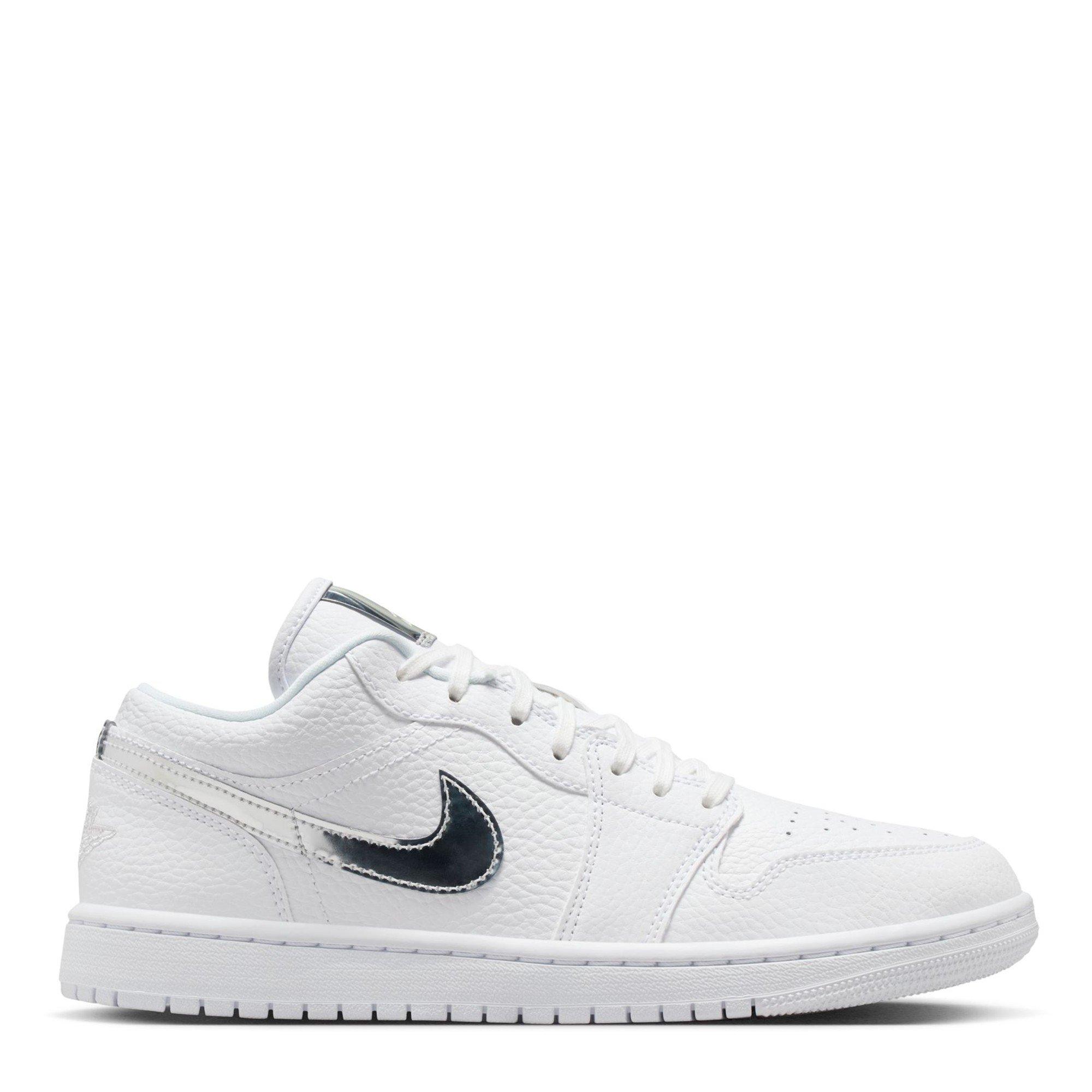 White/Silver - Air Jordan - Air Jor 1 Low SE Ld64 - 1