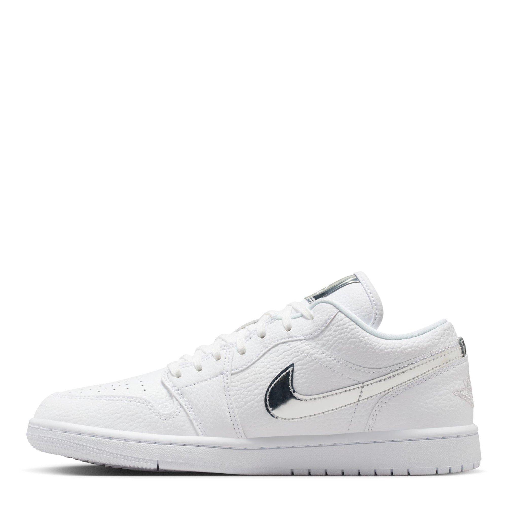 White/Silver - Air Jordan - Air Jor 1 Low SE Ld64 - 2