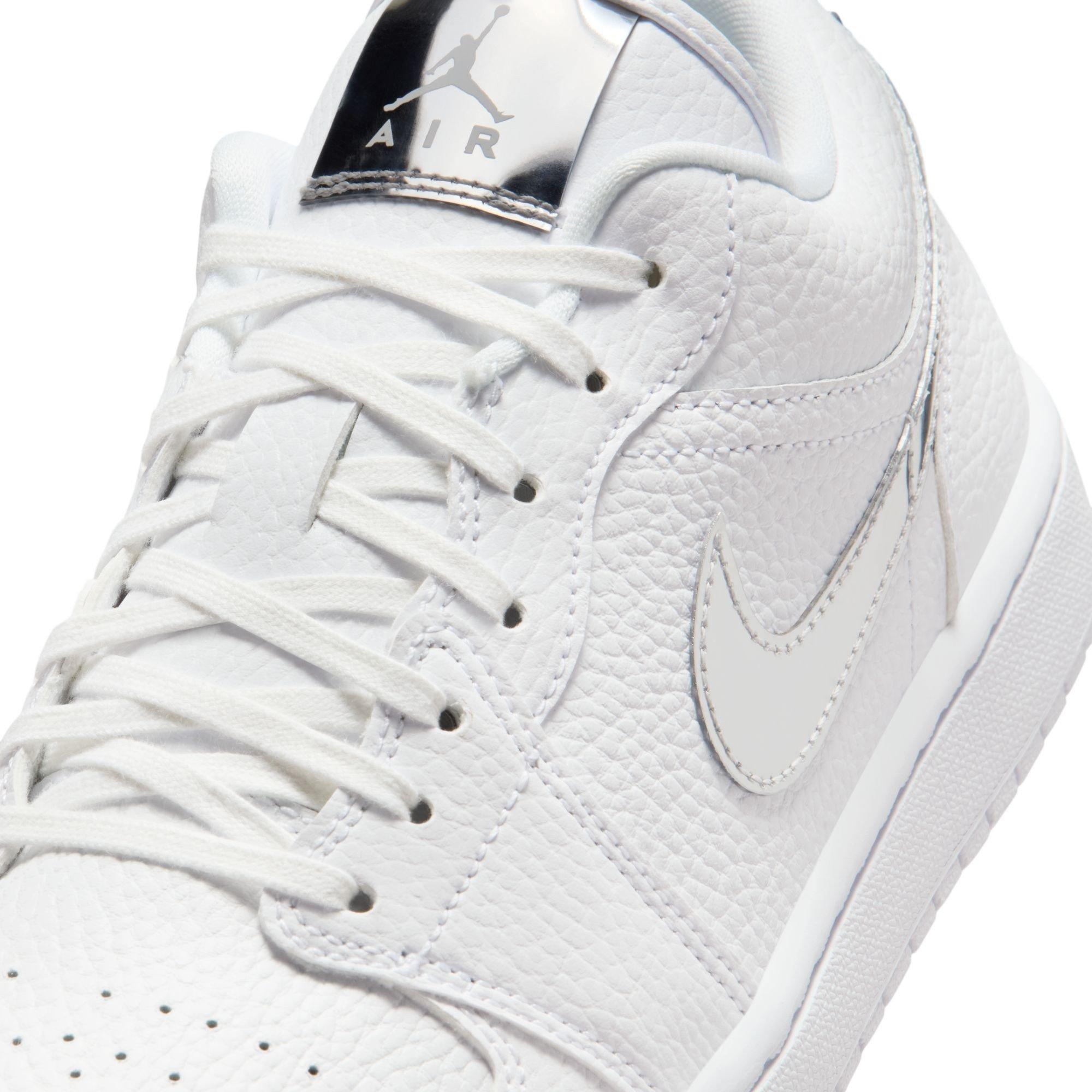 White/Silver - Air Jordan - Air Jor 1 Low SE Ld64 - 8