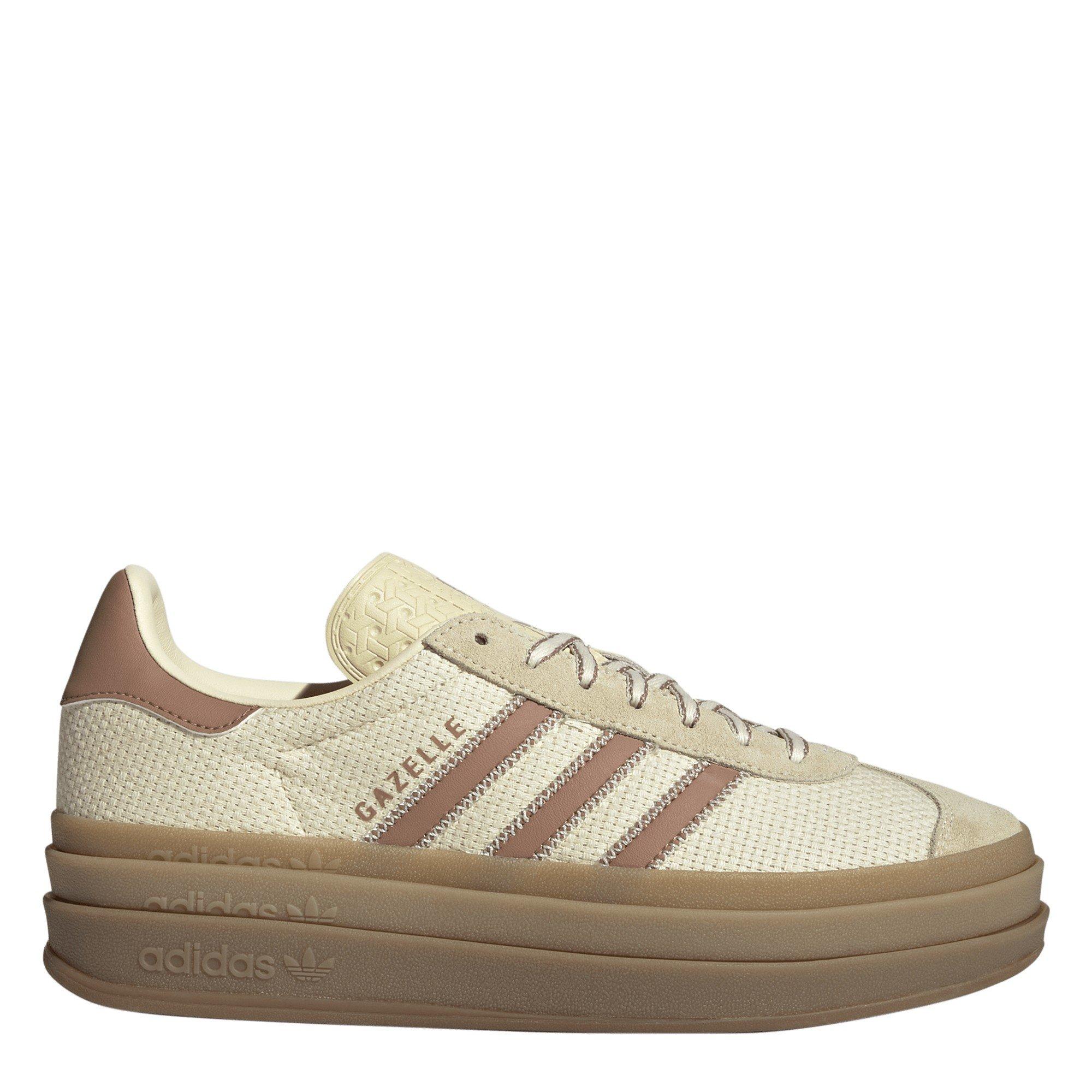 adidas Originals Gazelle Bold Trainers - Vanilla/Clay - Size 4 (36.7)