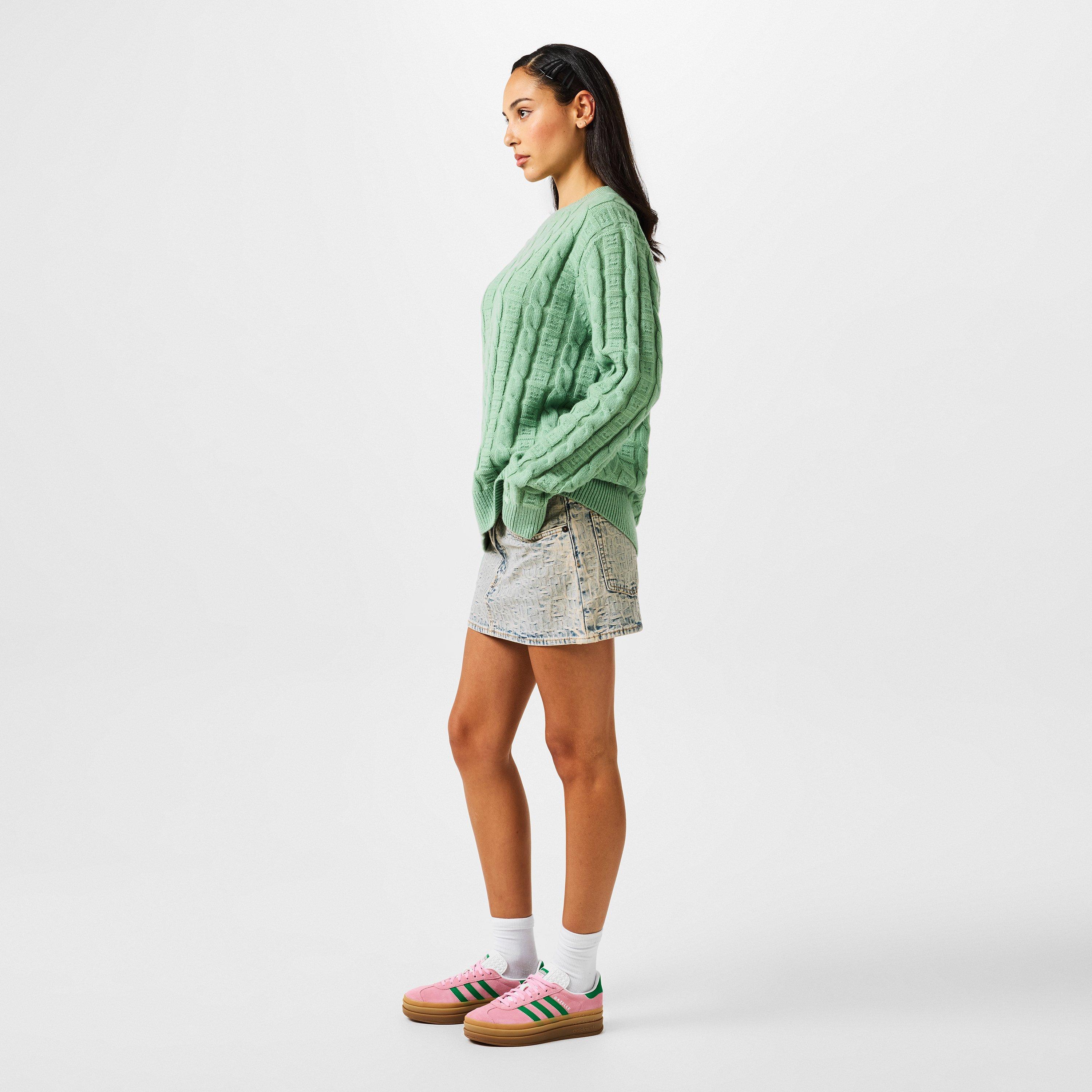 Trupink/Green - adidas Originals - Gazelle Bold Trainers - 6