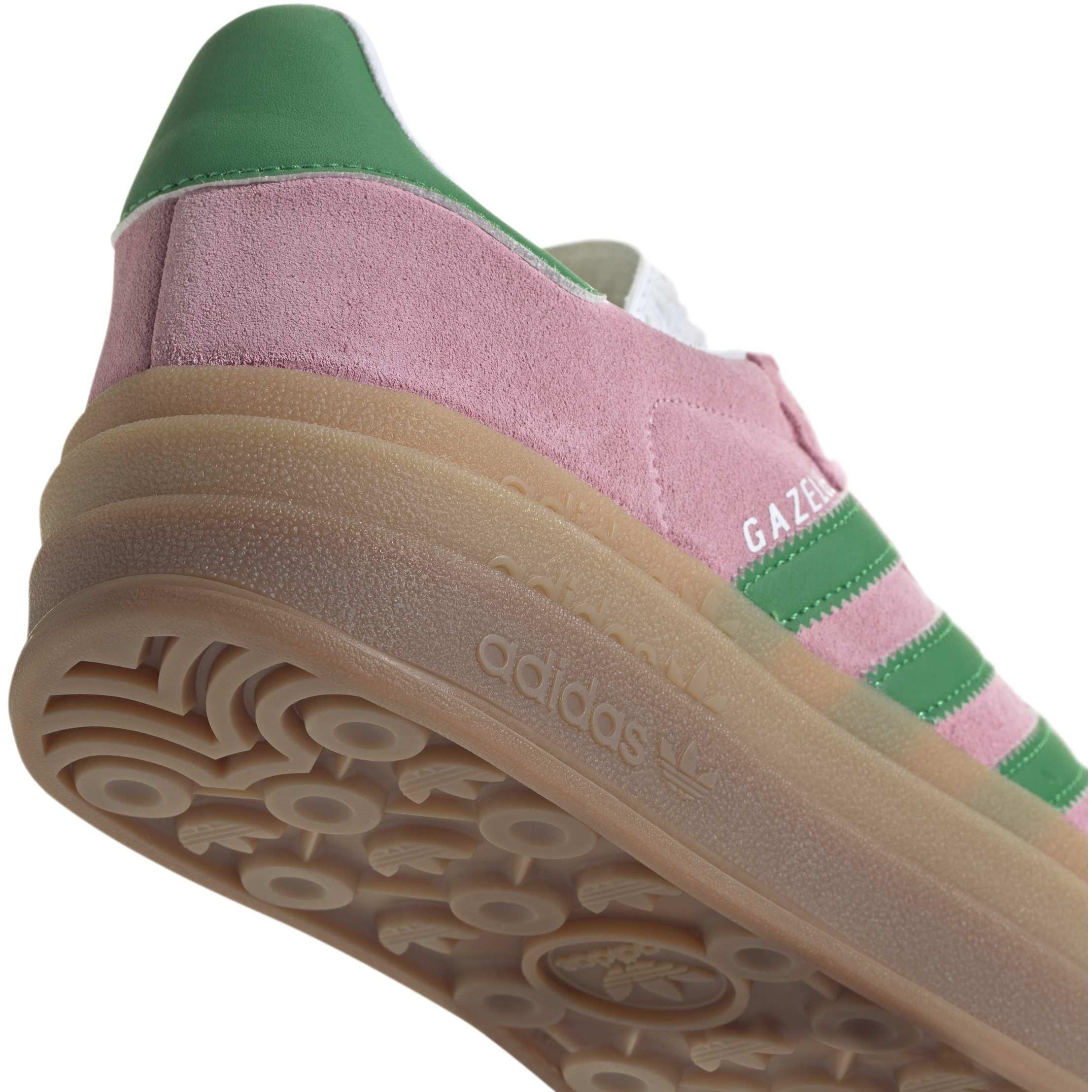 Trupink/Green - adidas Originals - Gazelle Bold Trainers - 9