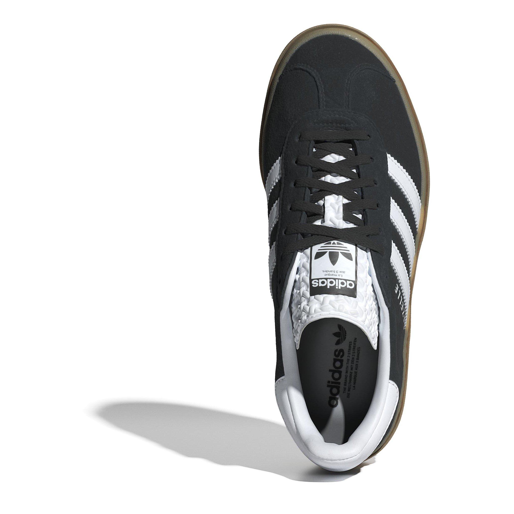 Black/White/Gum - adidas Originals - Gazelle Bold Trainers - 7