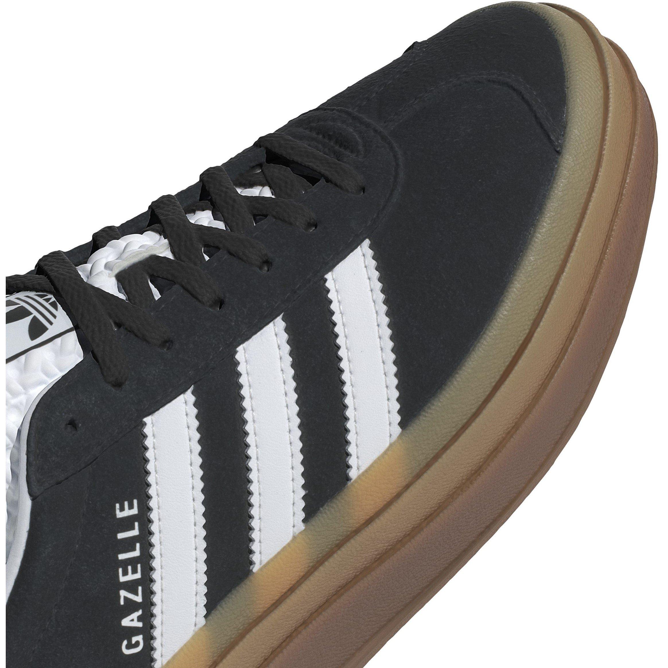Black/White/Gum - adidas Originals - Gazelle Bold Trainers - 9